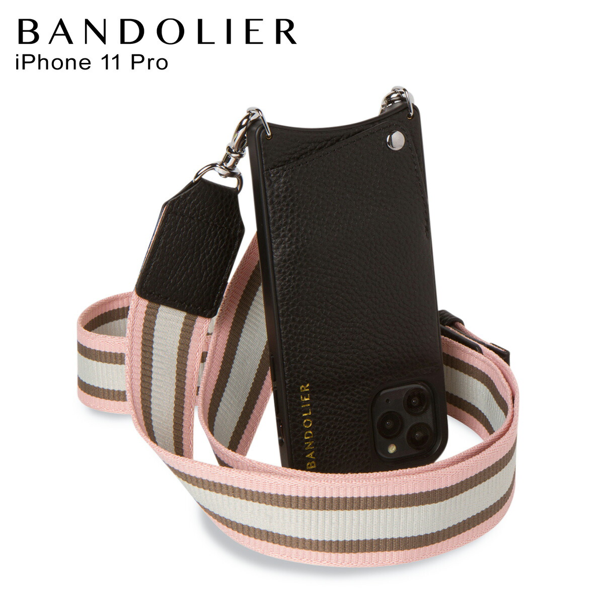 正規激安 Bandolier バンドリヤー Iphone11 Pro ケース スマホ 携帯 ショルダー キンバリー メンズ レディース レザー Kimberly Pink White ブラック 黒 10kimw 全ての Gonzaga Mg Gov Br