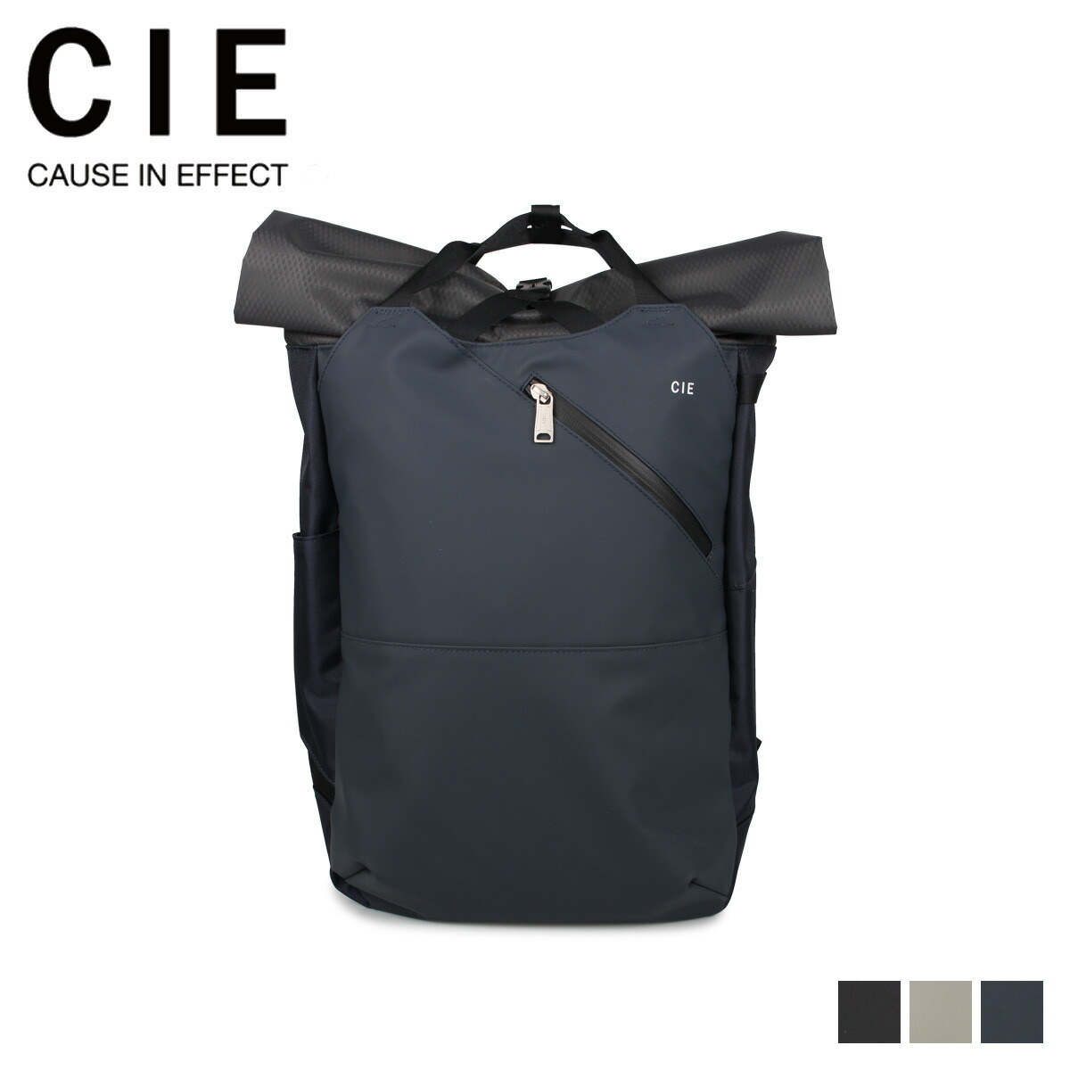安価 リュック シー Cie バッグ 黒 ネイビー グレー ブラック Various レディース メンズ バックパック Cie Colegiomaterdei Net
