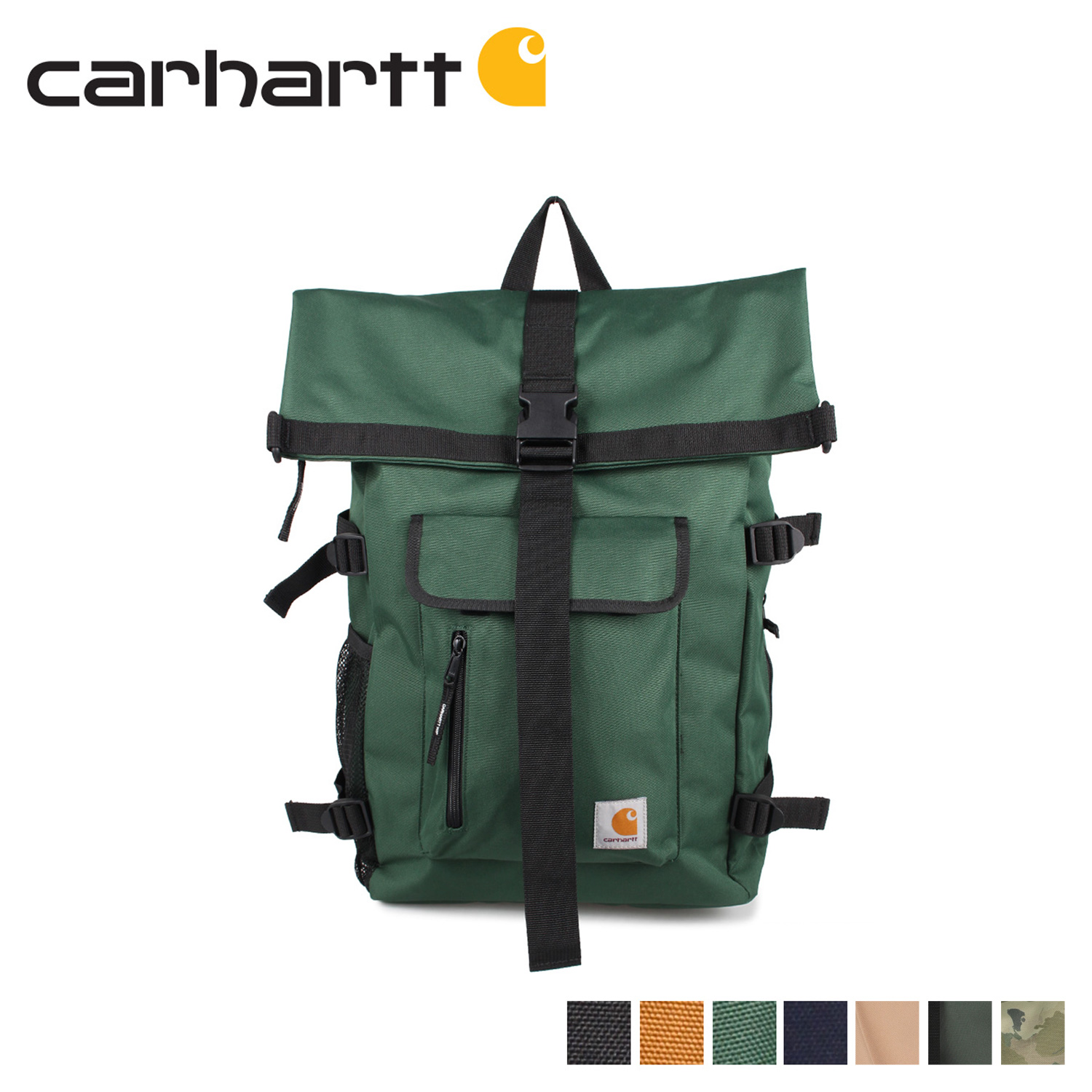 最安値挑戦 カーハート Carhartt Wip リュック バッグ バックパック メンズ レディース 防水 24 8l Philis Backpack ブラック ブラウン グリーン 黒 I 最安値挑戦 Hughsroomlive Com