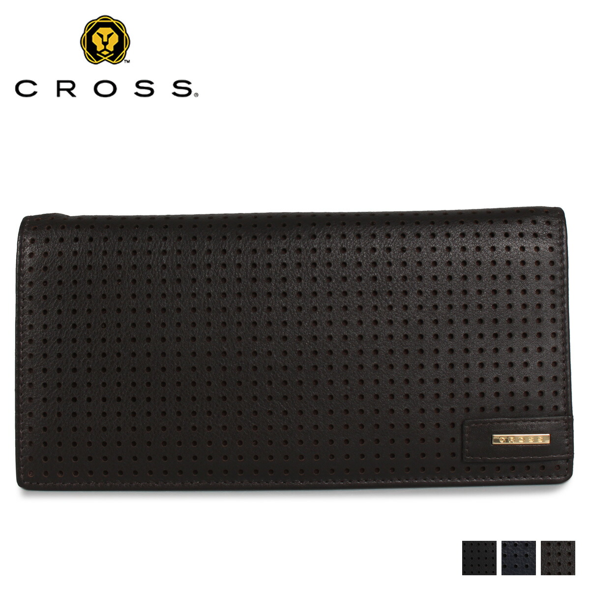 【最大1000円OFFクーポン発行中 4/12 23:59まで！】 クロス CROSS 財布 長財布 メンズ CENYURY WALLET ブラック ネイビー ブラウン 黒 AC-2068370