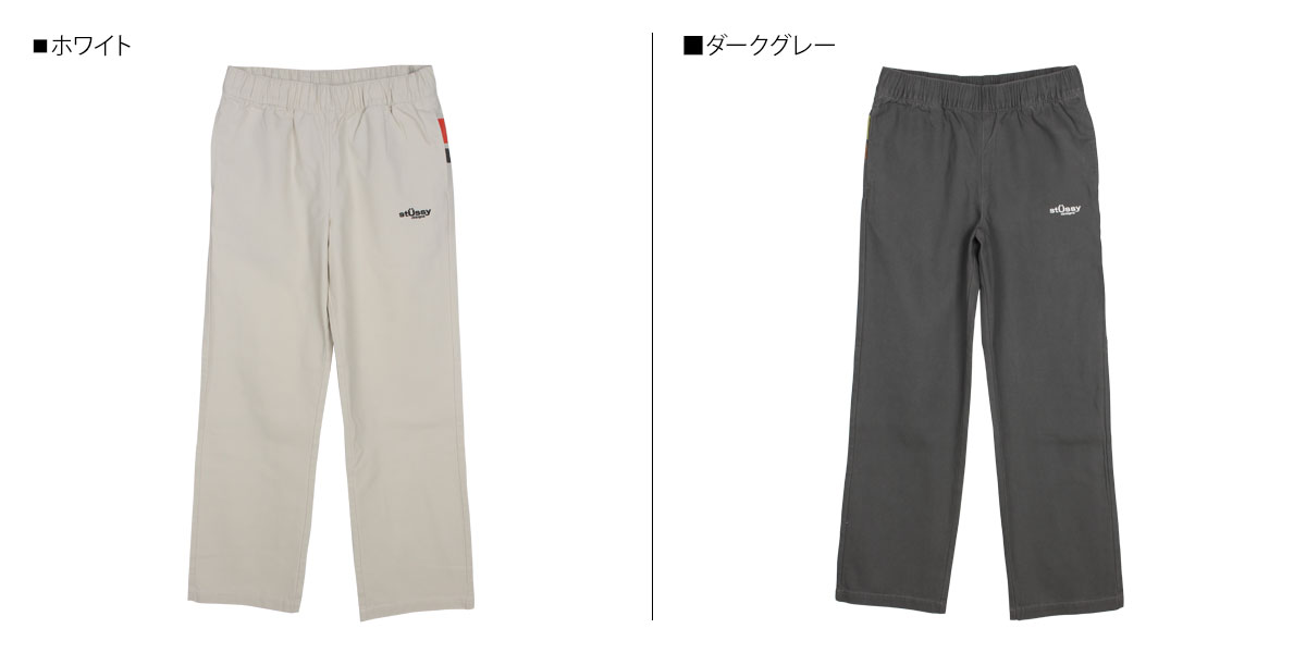 ステューシー Stussy Pant Printed Stripe グレー ダーク チノパン パンツ ホワイト レディース ワークパンツ 白 74 Off パンツ