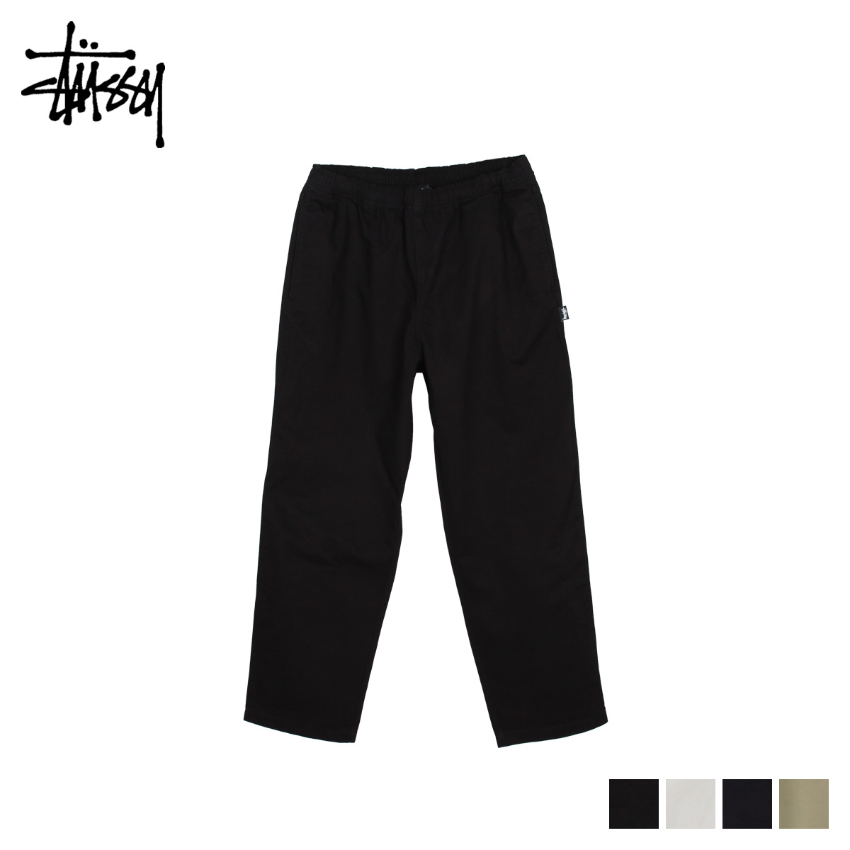 ブランド直営 ステューシー Stussy パンツ ワークパンツ チノパン メンズ Brushed Beach Pant ブラック ホワイト ネイビー オリーブ 黒 白 取寄品 Www Ecorganicweb Com