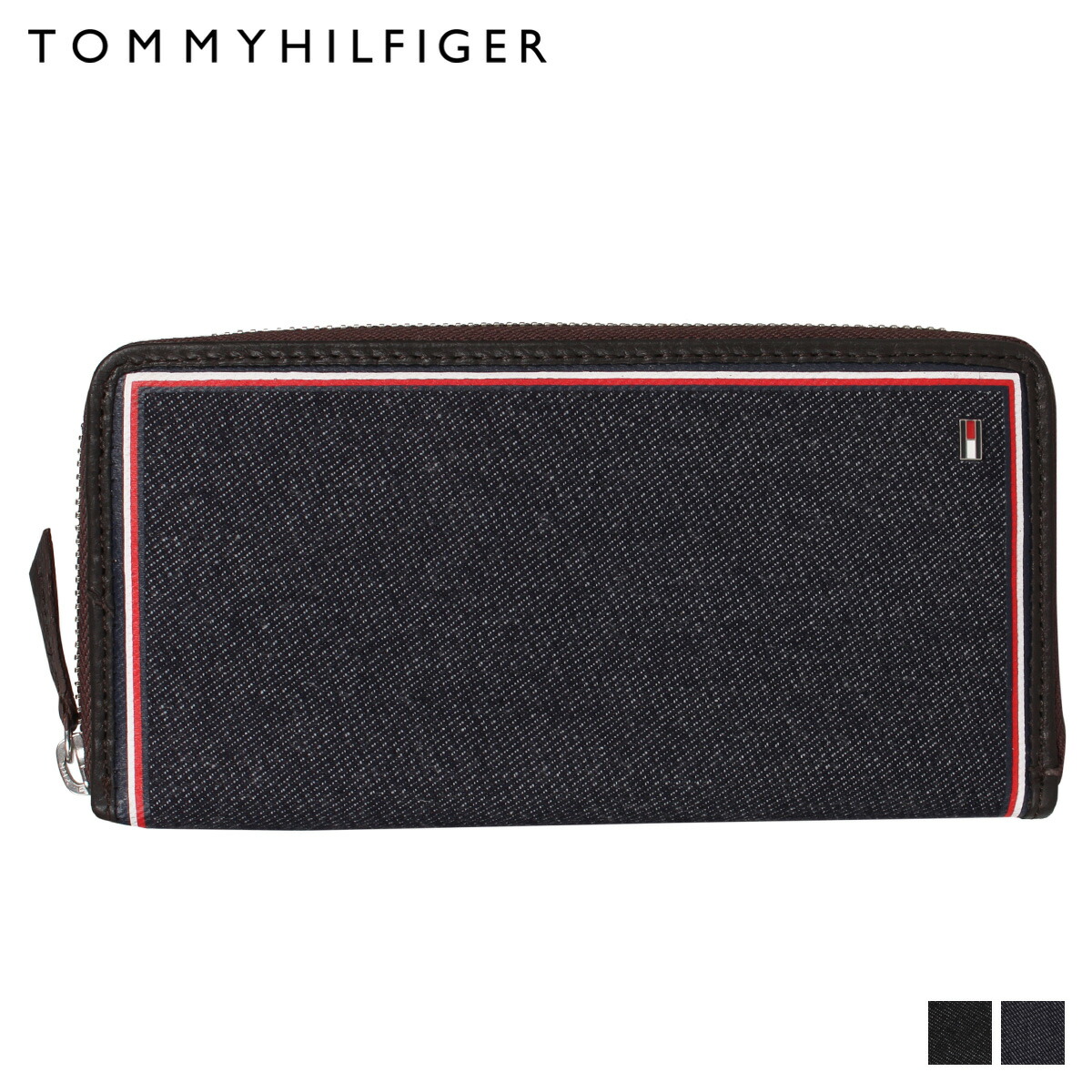 財布 トミーヒルフィガー 最大600円offクーポン Tommy Tommy ラウンドファスナー メンズ 黒 Long Zip ブラック 長財布 Hilfiger Around Wallet ブラック ネイビー 黒 31tl スニークオンラインショップ 送料無料 あす楽対応 トミーヒルフィガー Tommy