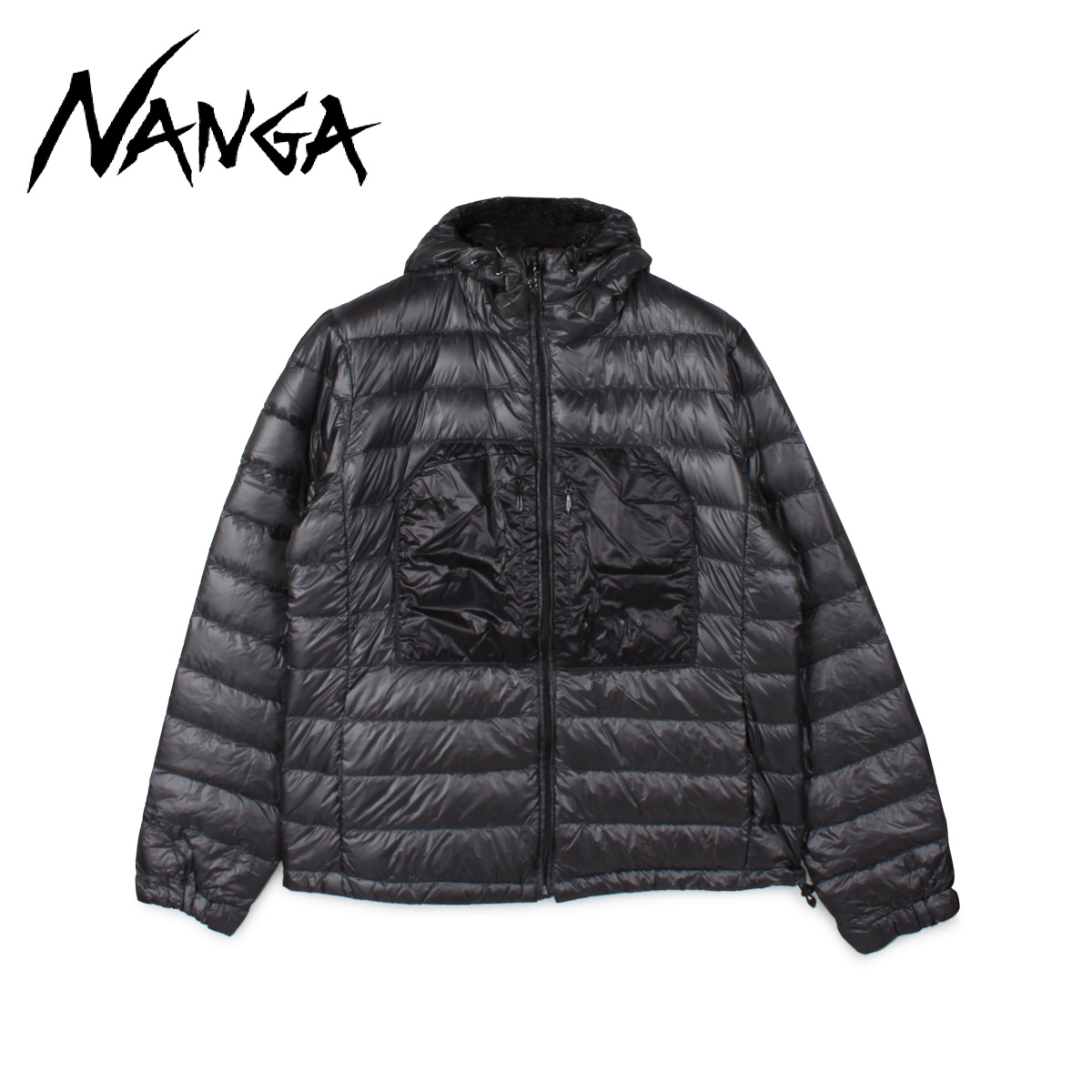 NANGA ナンガ ダウンジャケット ダウンパーカー アウター エアリアル メンズ 軽量 防寒 パッカブル アウトドア AERIAL DOWN  PARKA PACKABLE ブラック 黒 N1AR 66％以上節約