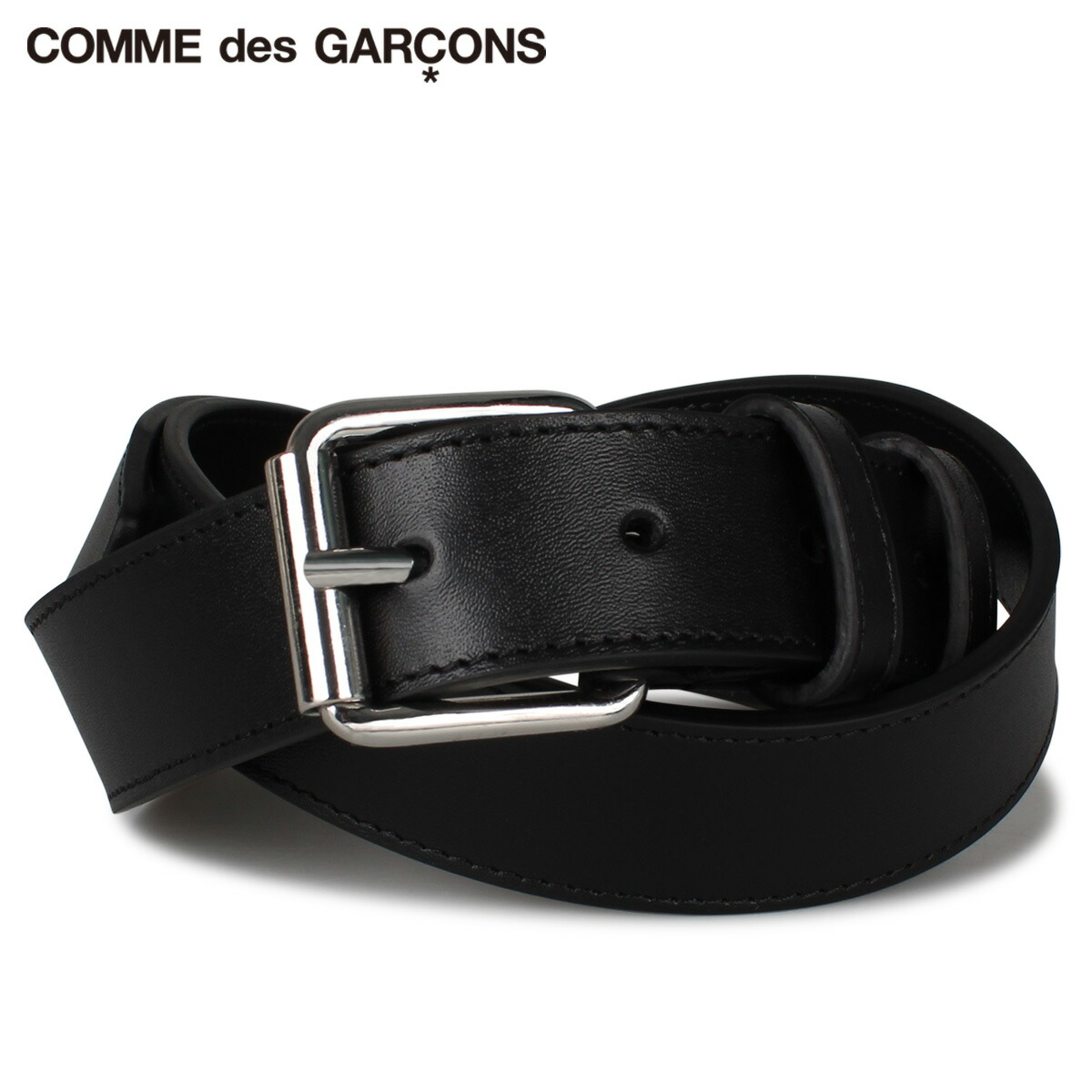 正規店仕入れの 最大600円offクーポン コムデギャルソン Comme Des Garcons ベルト レザーベルト メンズ レディース Classic ブラック 黒 Sa0912 交換無料 Multitools Gr