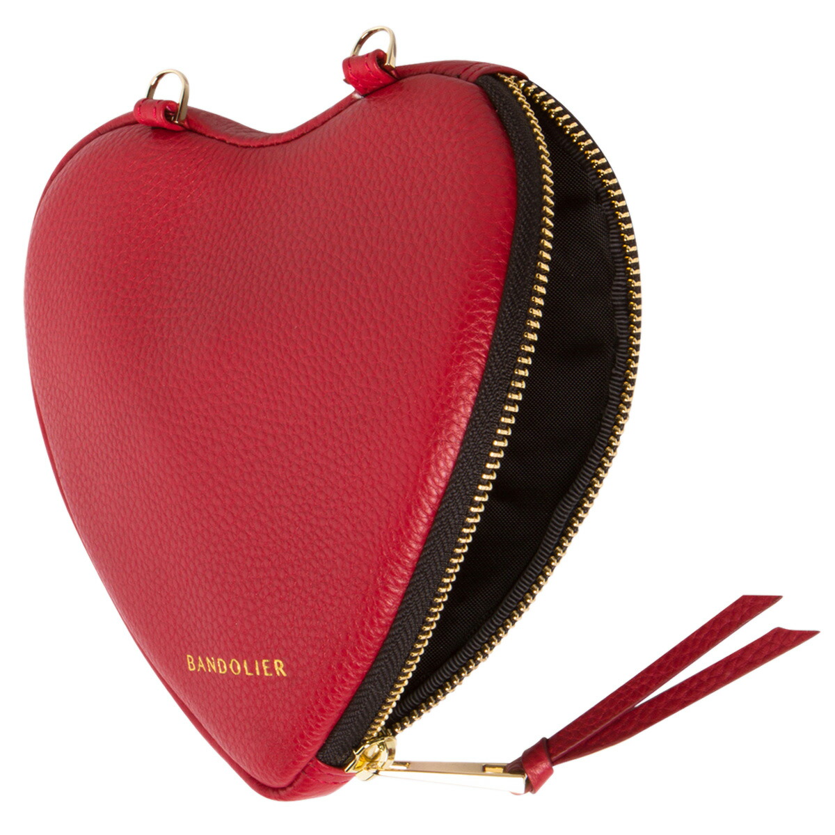 Bandolier 三尺帯リヤー 車寄 スマホ 持運び メンズ レディース Red Heart Pouch 丹赤 心肝ポーチ 22gra Vned Org