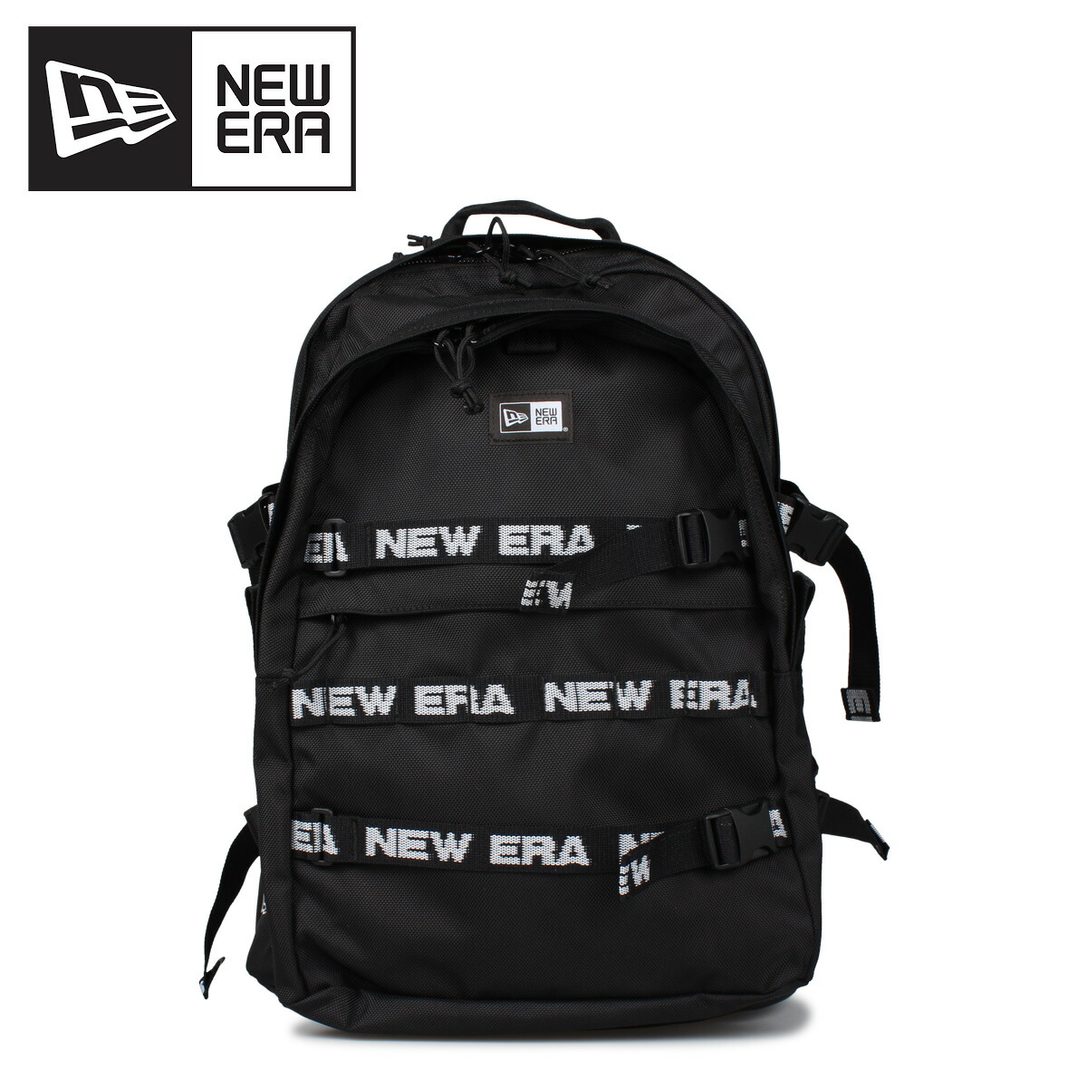 送料無料 ニューエラ New Era リュック バッグ バックパック メンズ レディース 35l Carrier Pack Logotape ブラック 黒 最新人気 Www Nripost Com