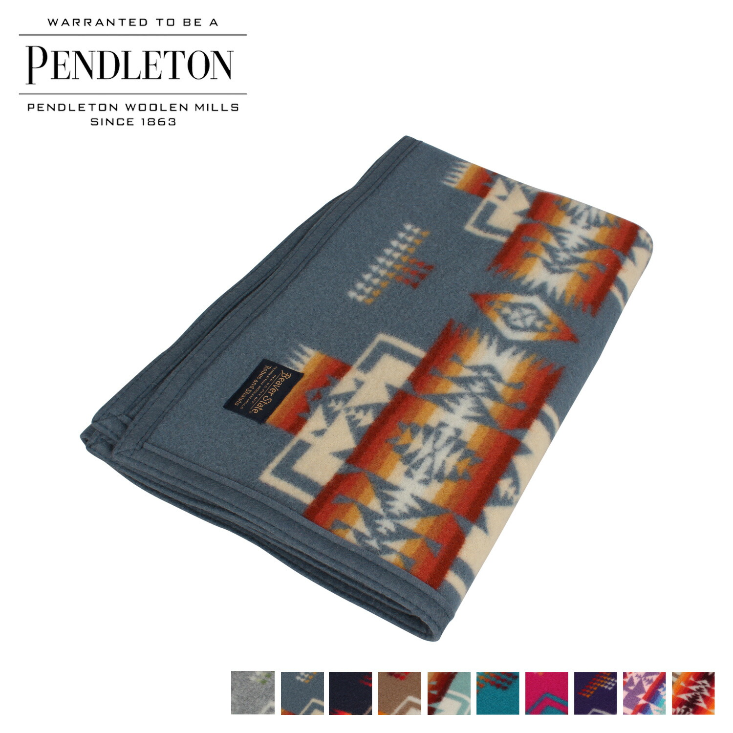 お気にいる ペンドルトン Pendleton ブランケット ひざ掛け 布団 メンズ レディース ひざかけ 大判 軽量 防寒 アウトドア キャンプ 掛け布団 Chief Joseph Crib Blanket グレー ネイビー カーキ ブルー ピンク Zd632 スニークオンラインショップ 激安 ブランド