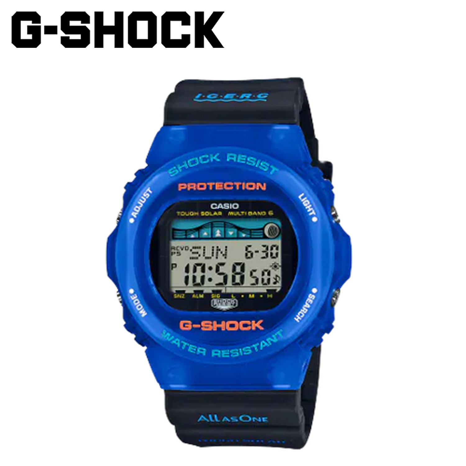 カシオ Casio G Shock G Lide 腕時計 Gwx 5700k 2jr Love The Sea And The Earth 電波 ソーラー イルカクジラ コラボ メンズ レディース ブルー 予約 6月下旬 新入荷予定 Psicologosancora Es