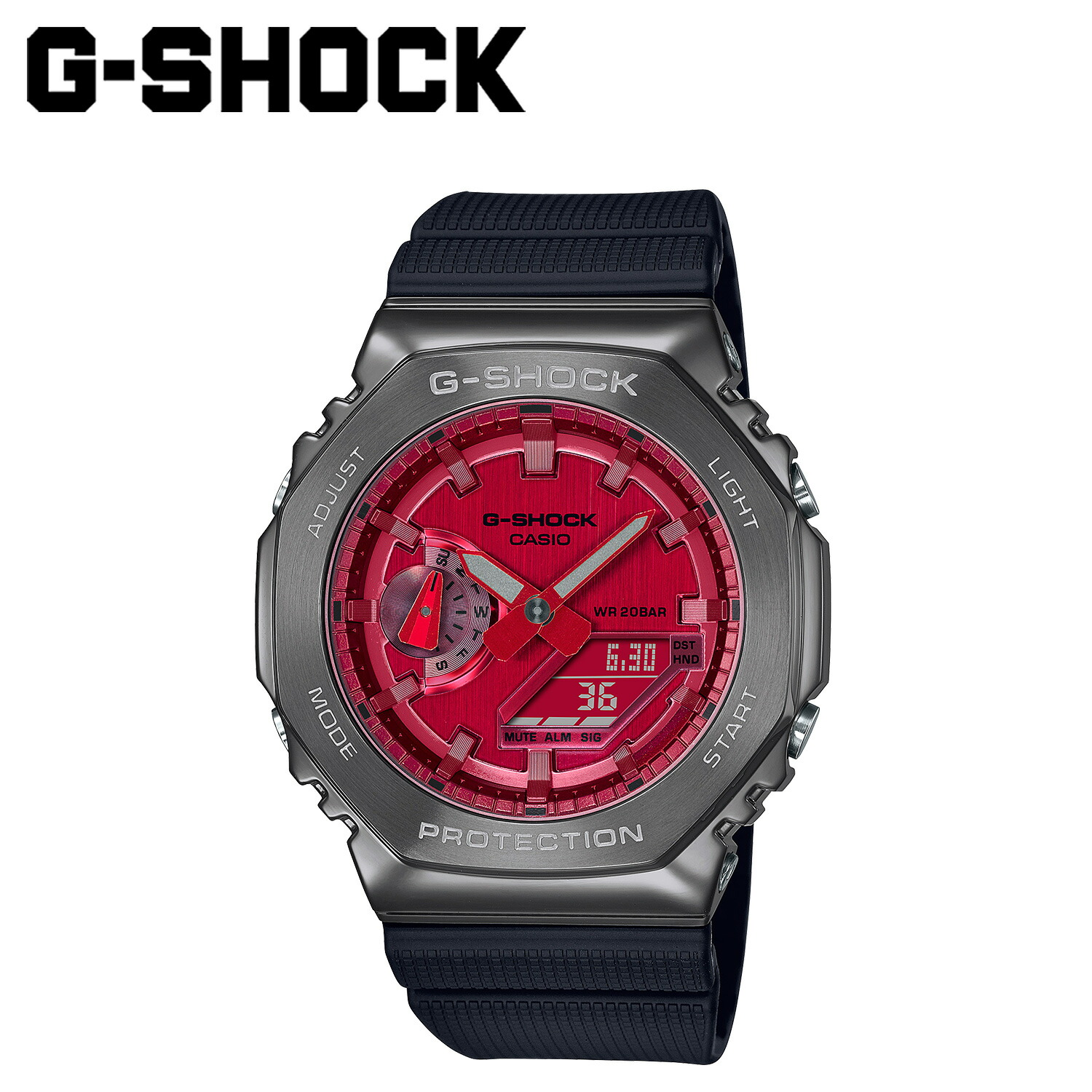 カシオ Casio G Shock 腕時計 Gm 2100b 4ajf 2100 Series メンズ レディース レッド 安い