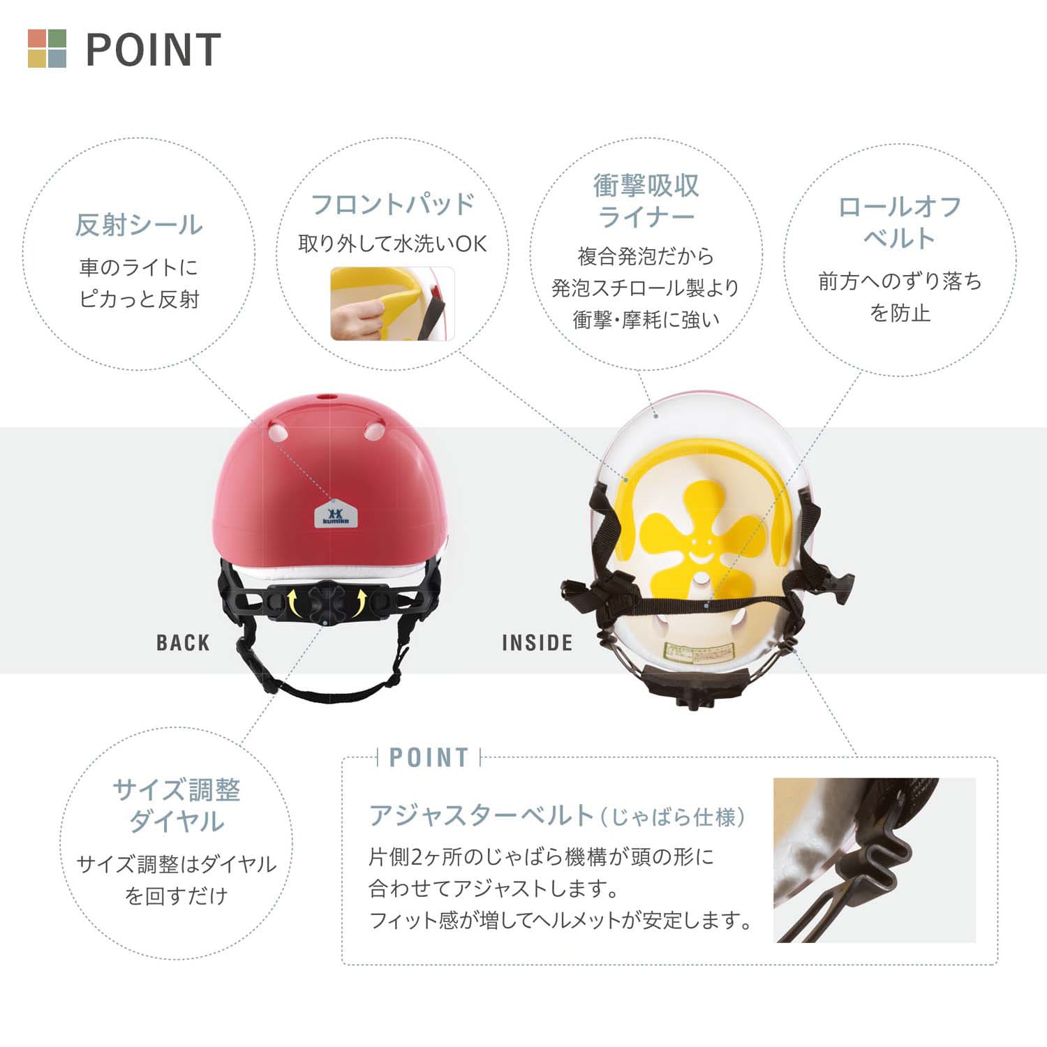 Nicco ニコ Kh001 Sgマーク サイズ調整可能 ヘルメット 女の子 子供用 日本製 男の子 自転車 98 以上節約 ヘルメット