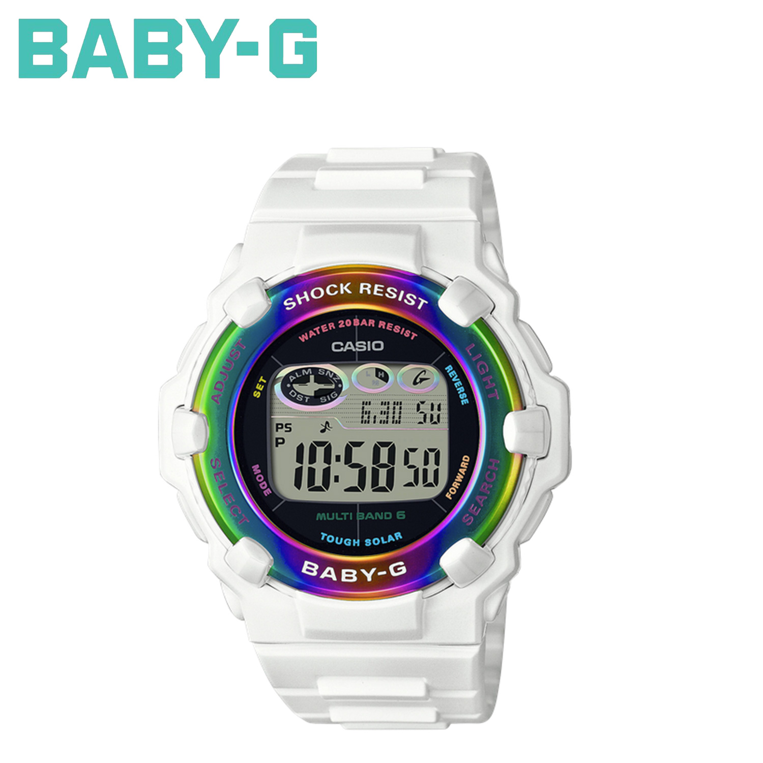 カシオ Casio ソーラー 電波 デジタル Baby G Love 腕時計 Bgr 3000uk 7jr