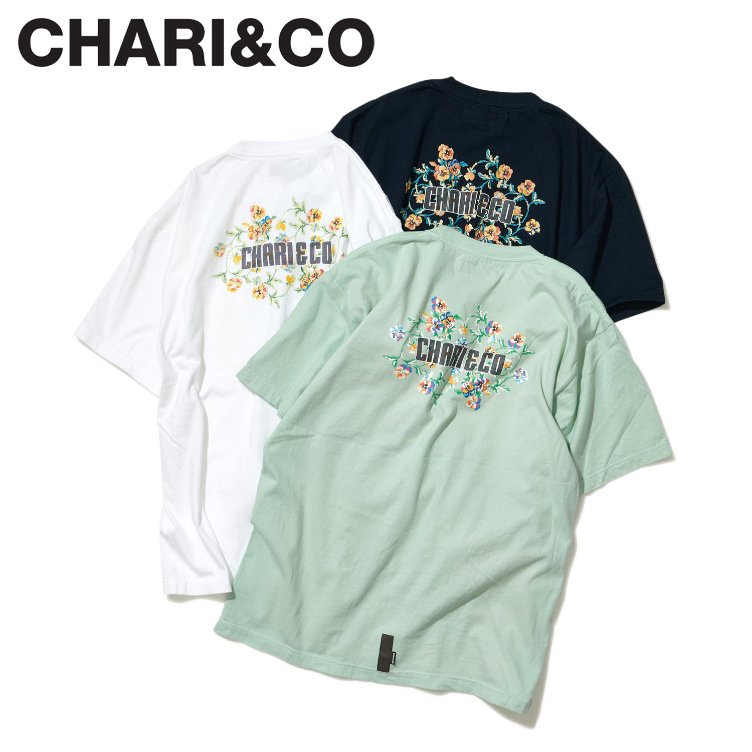 Charico チャリアンドコー School メンズ Tシャツ カットソー Old 半袖