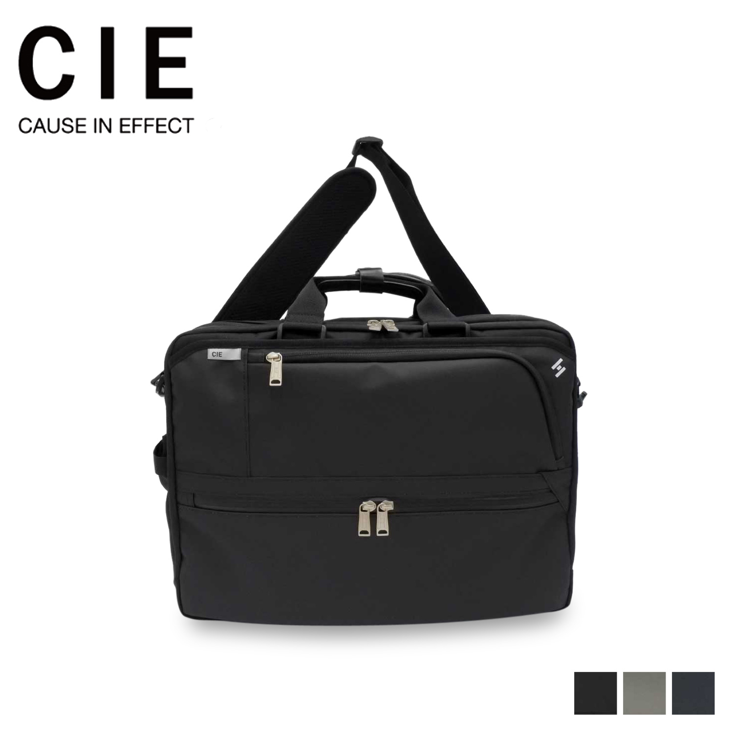 CIE シー バッグ ビジネスバッグ ブリーフケース バリアス メンズ レディース 防水 軽量 VARIOUS BUSINESS BAG 01 ブラック グレー ネイビー 黒 021821