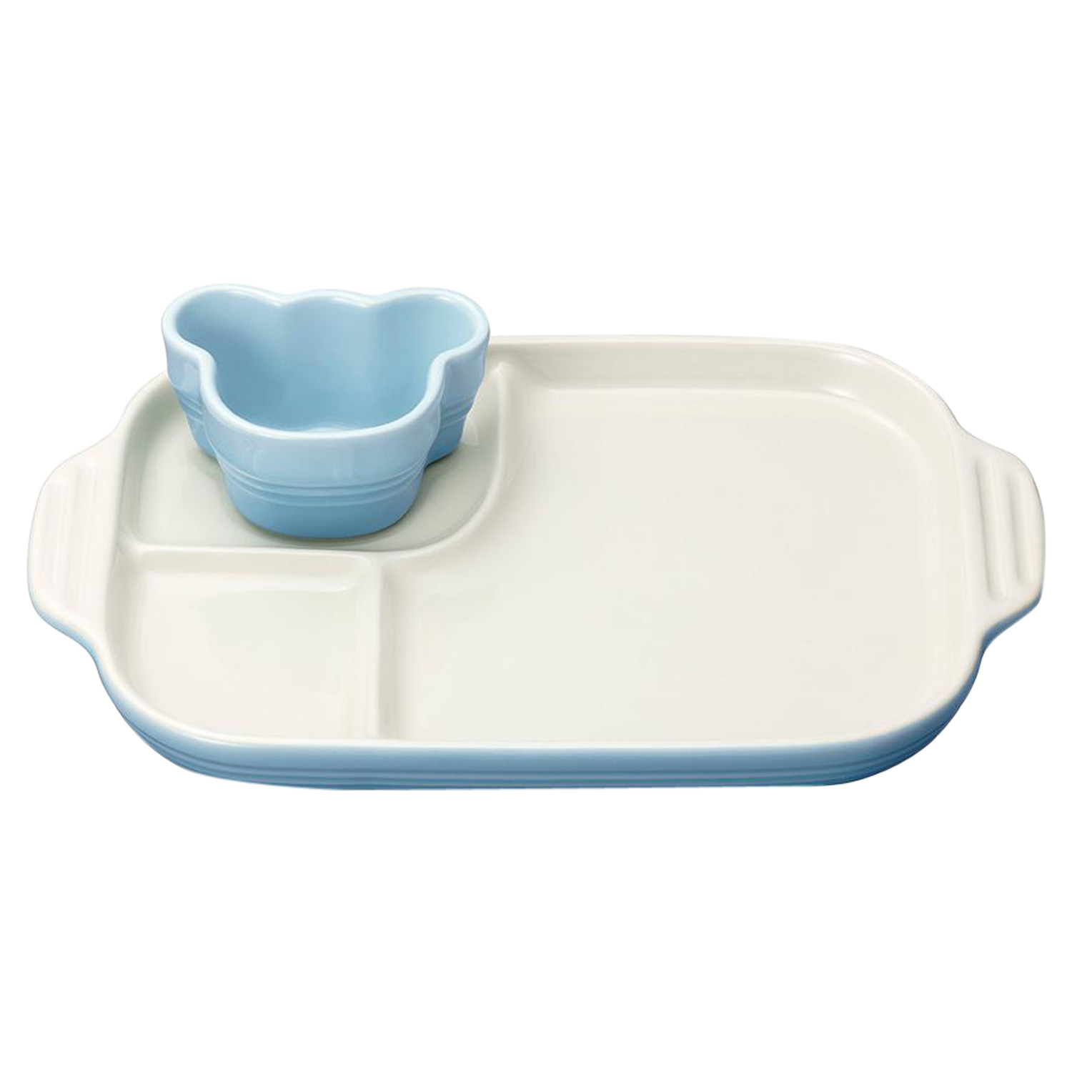 【最大1000円OFFクーポン配布中】ル・クルーゼLeCreuset食器セット2点セット男の子女の子キッズ子供お食い初め離乳食断熱オーブン食洗器対応ベビーマルチプレートラムカンセット