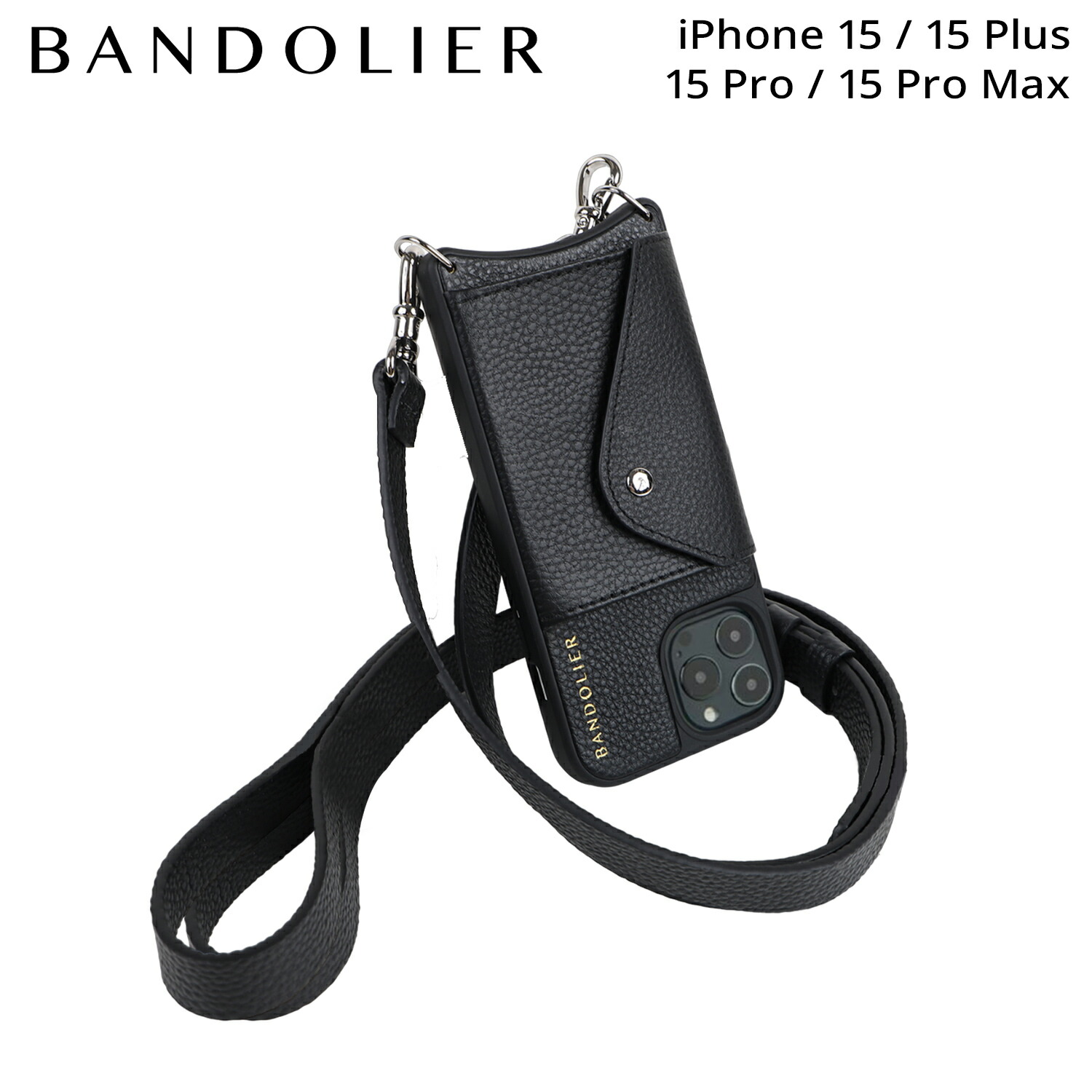 楽天市場】BANDOLIER HAILEY SIDE SLOT SILVER バンドリヤー iPhone15
