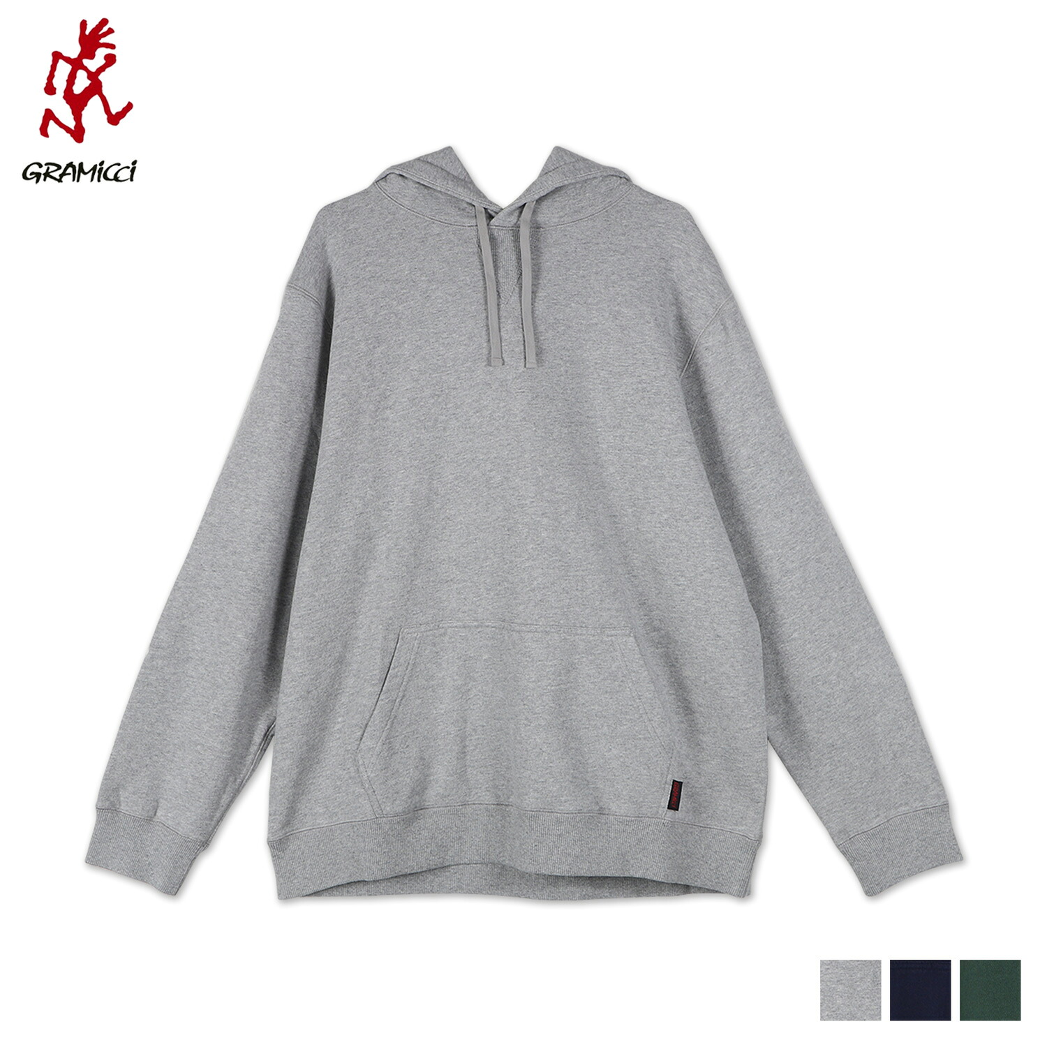 Gramicci グラミチ パーカー プルオーバー スウェット クラシック フーディー メンズ CLASSIC HOODED SWEATSHIRT グレー ネイビー グリーン G3FU-J048 8,288円