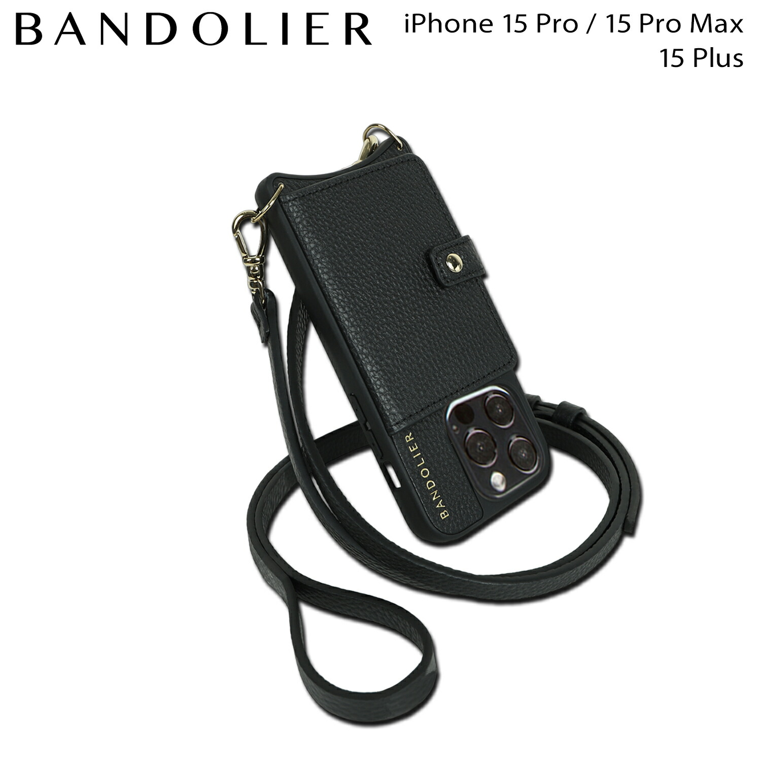 楽天市場】BANDOLIER MILA MagSafe BLACK GOLD バンドリヤー