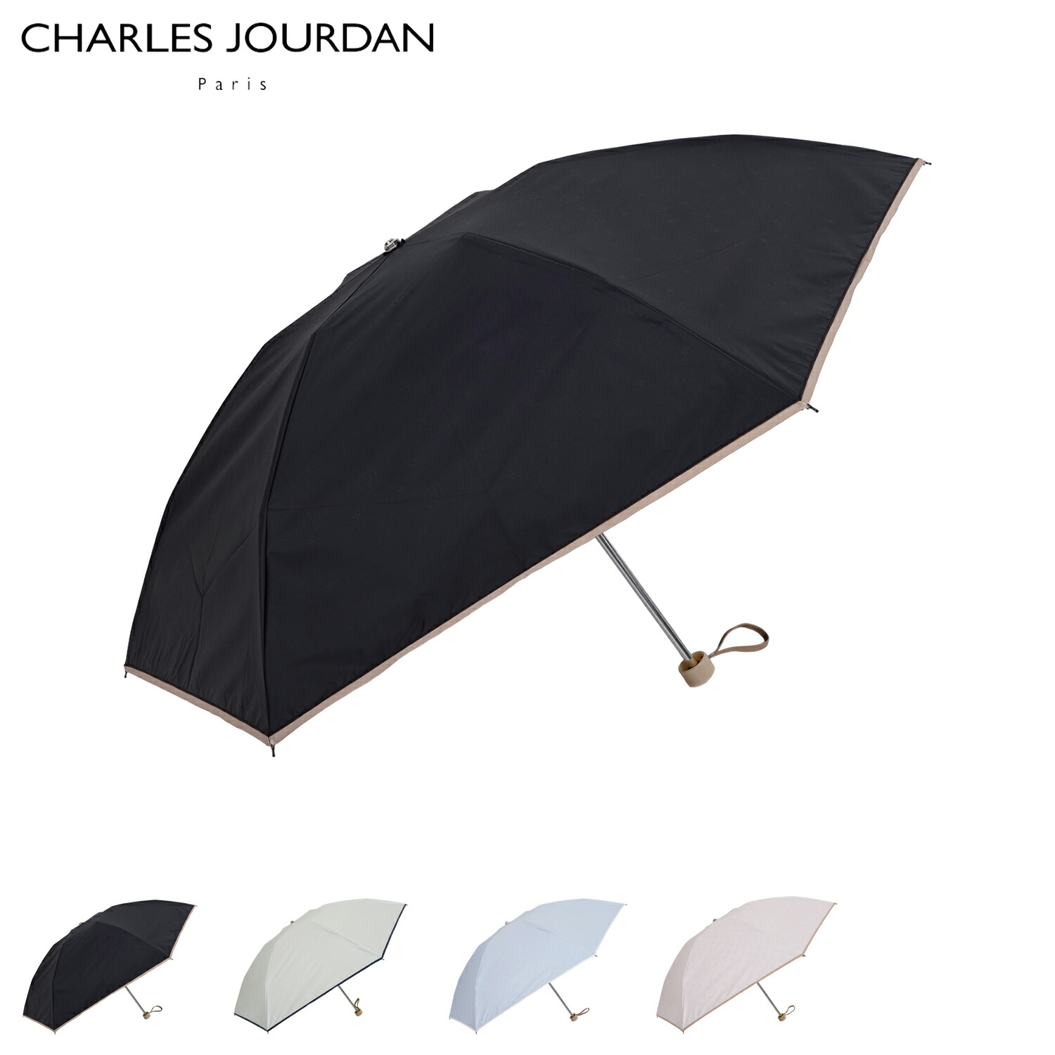 ニック★CHARLES JOURDAN 折りたたみ傘 CHARLES JOURDAN シャルル ジョルダン 傘 折りたたみ 雨傘