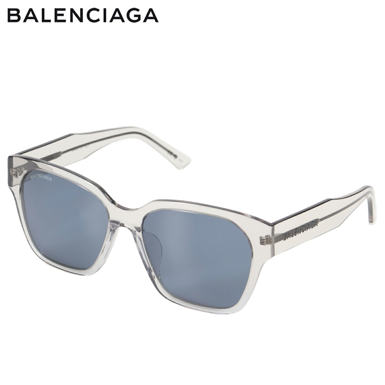 バレンシアガ BALENCIAGA サングラス メンズ レディース UVカット アジアンフィット SUNGLASSES グレー BB0215SA-004 母の日