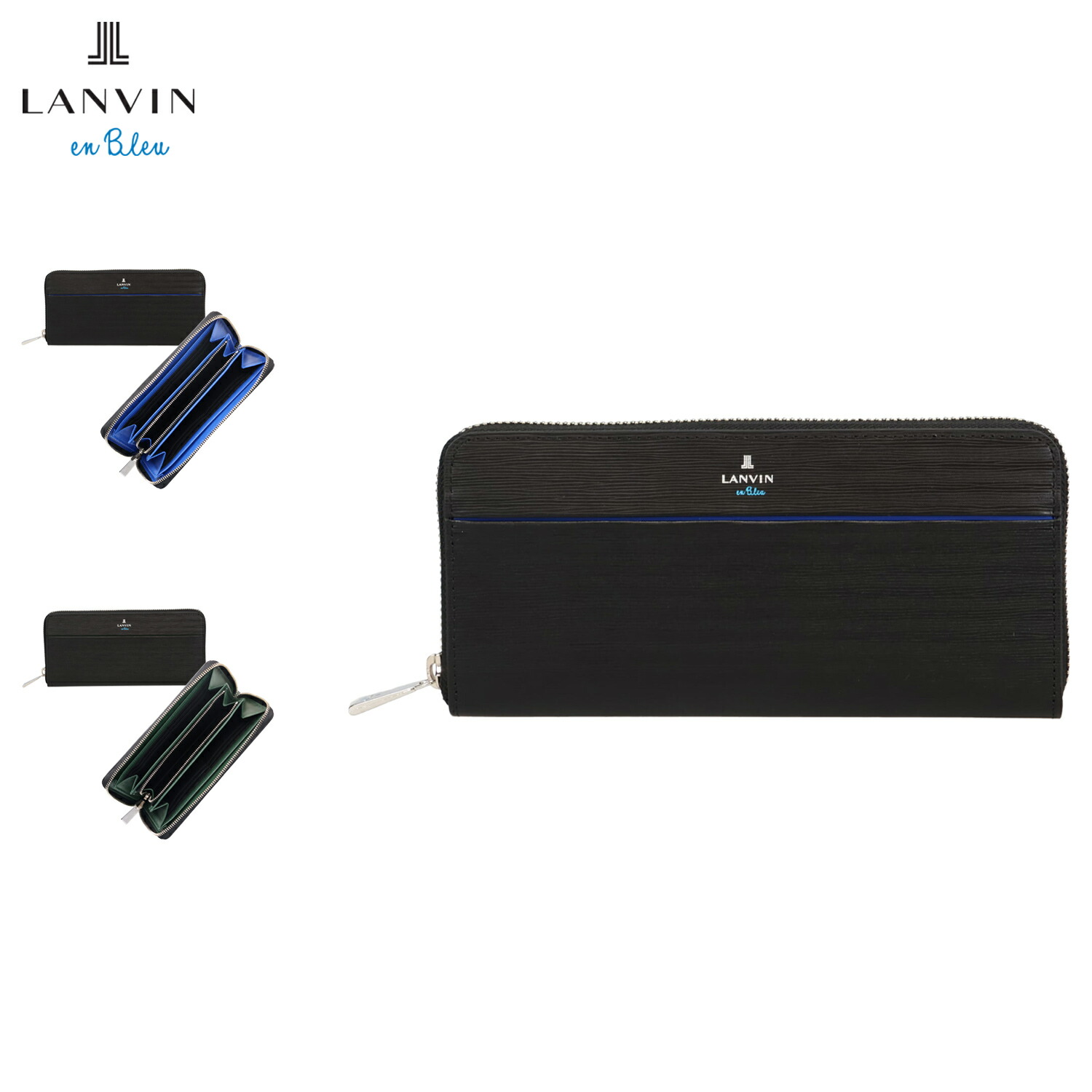 【楽天市場】ランバンオンブルー LANVIN en Bleu 財布 長財布 メンズ レディース ラウンドファスナー 本革 ロージュ ブルー ...