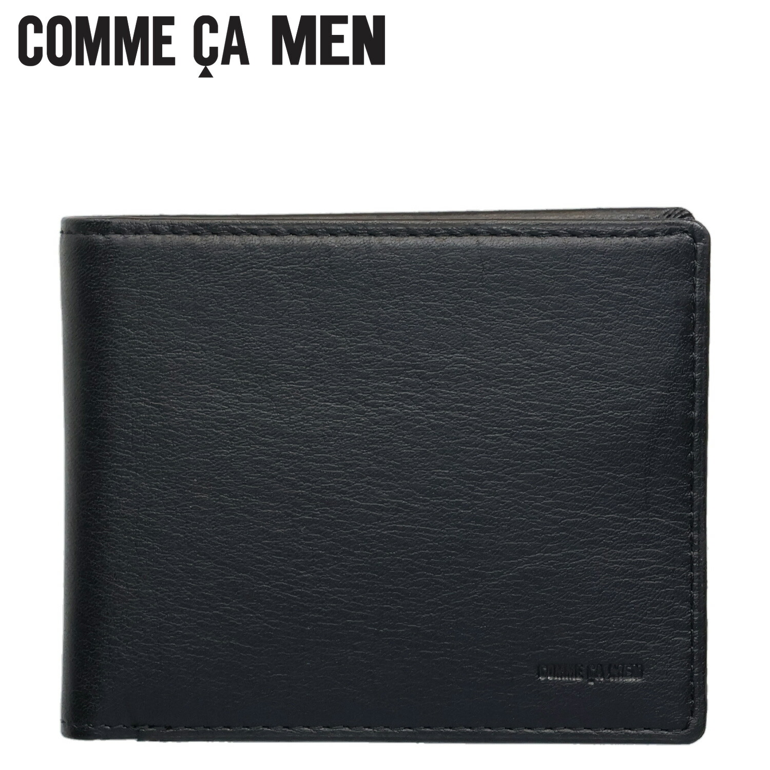 COMME CA MEN コムサメン 財布 二つ折り財布 メンズ レディース 本革 FOLDED WALLET ブラック 黒 5607 の商品写真