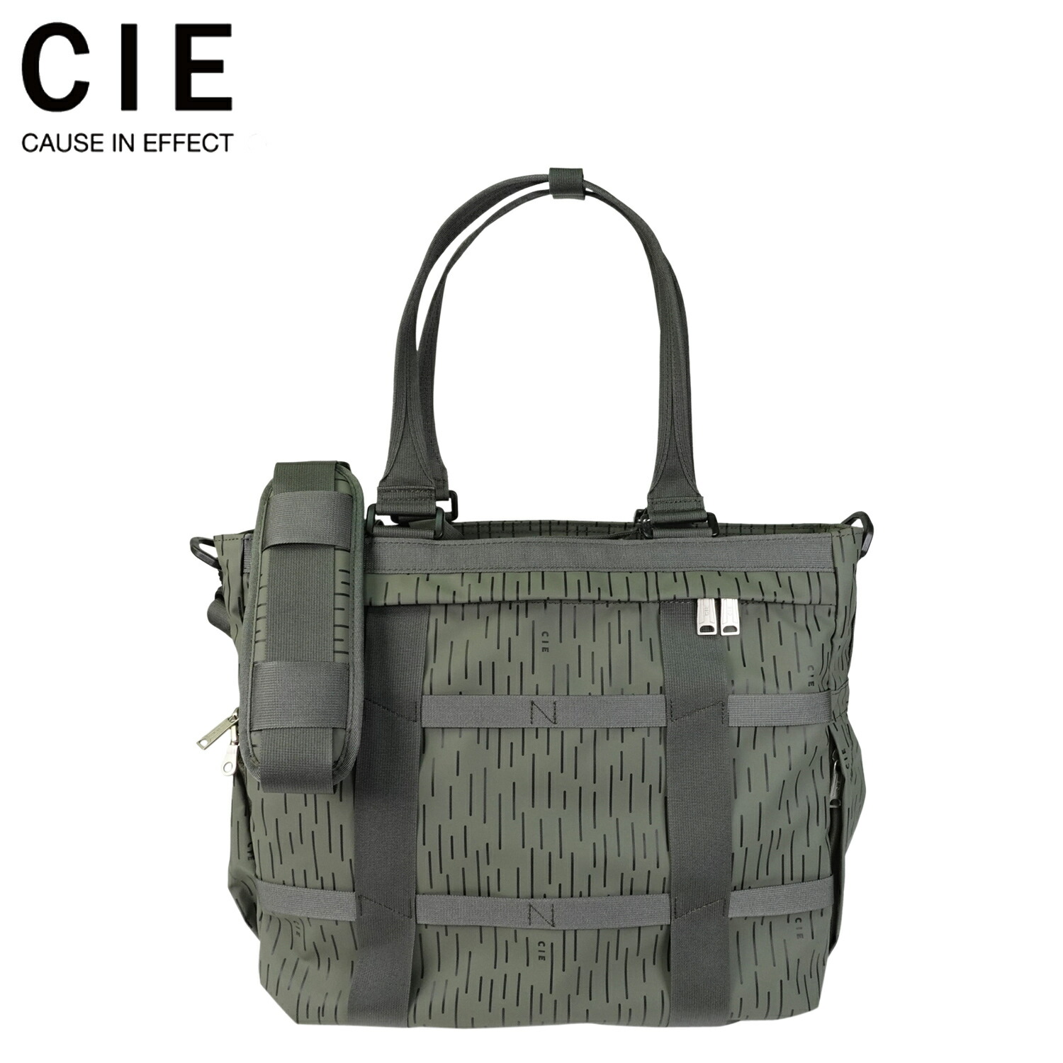 CIE シー バッグ トートバッグ ショルダー グリッド3 メンズ レディース 16L ファスナー付き 軽量 防水 撥水 日本限定 GRID3 2WAY TOTE BAG LIMITED EDITION オリーブ 032206RC 母の日 23,870円