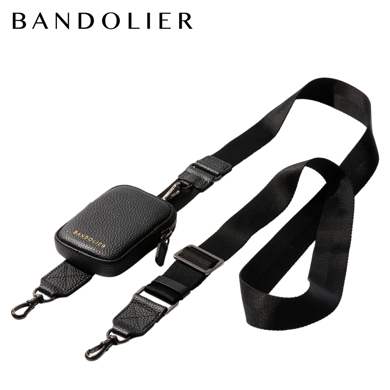 BANDOLIER バンドリヤー ストラップ スマホケース スマホショルダー用 ハンドストラップ 携帯 落下防止 ボディー ストラップ ピューター メンズ レディース BODIE STRAP PEWTER ブラック 黒 30BOD 母の日 11,949円