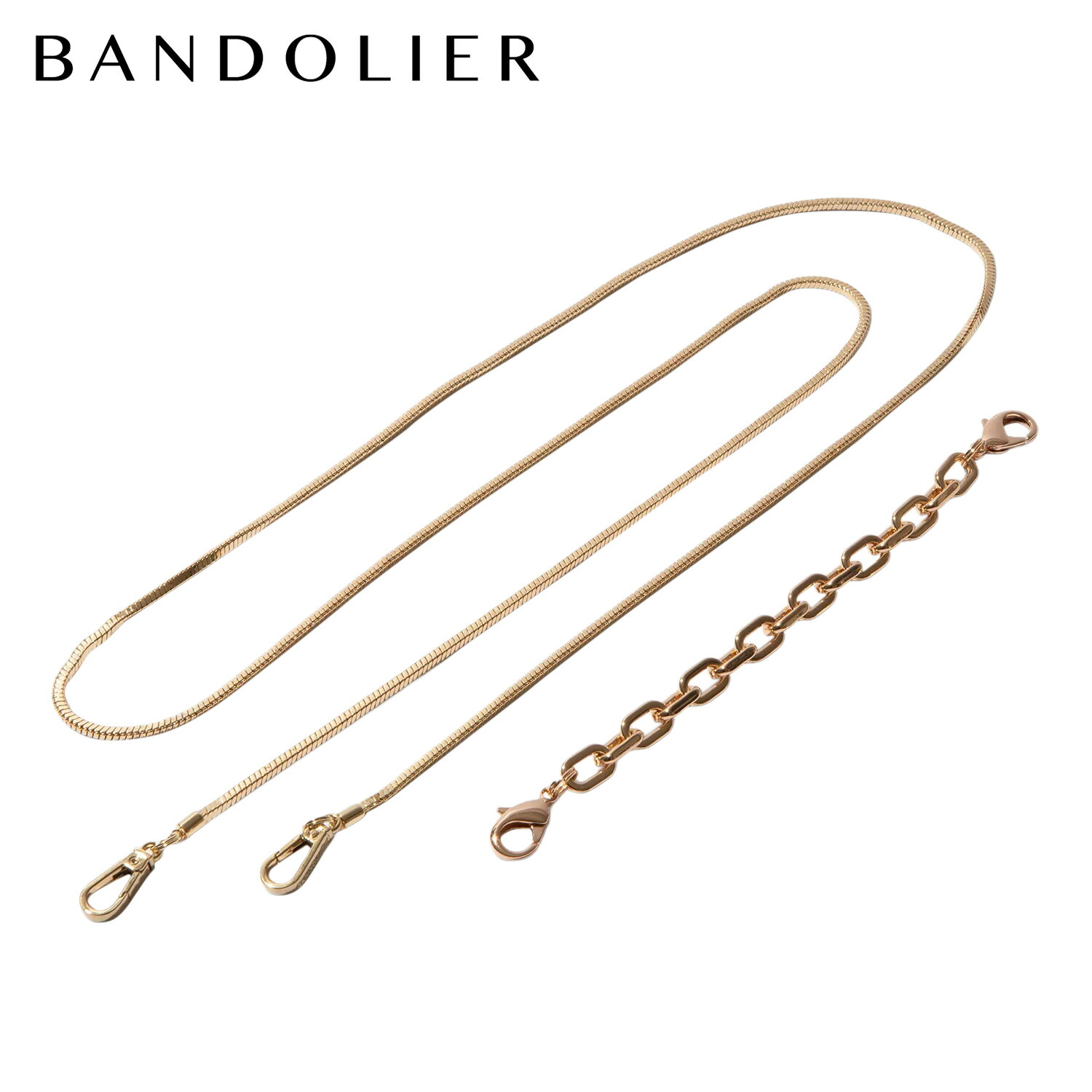【最大1000円OFFクーポン発行中 7/27 10:59まで！】 BANDOLIER バンドリヤー スマホショルダー ストラップ スマホストラップ ハンドストラップ 落下防止 ジア ストラップ セット メンズ レディース GIA STRAP SET ゴールド 32GIA6000｜スニークオンラインショップ