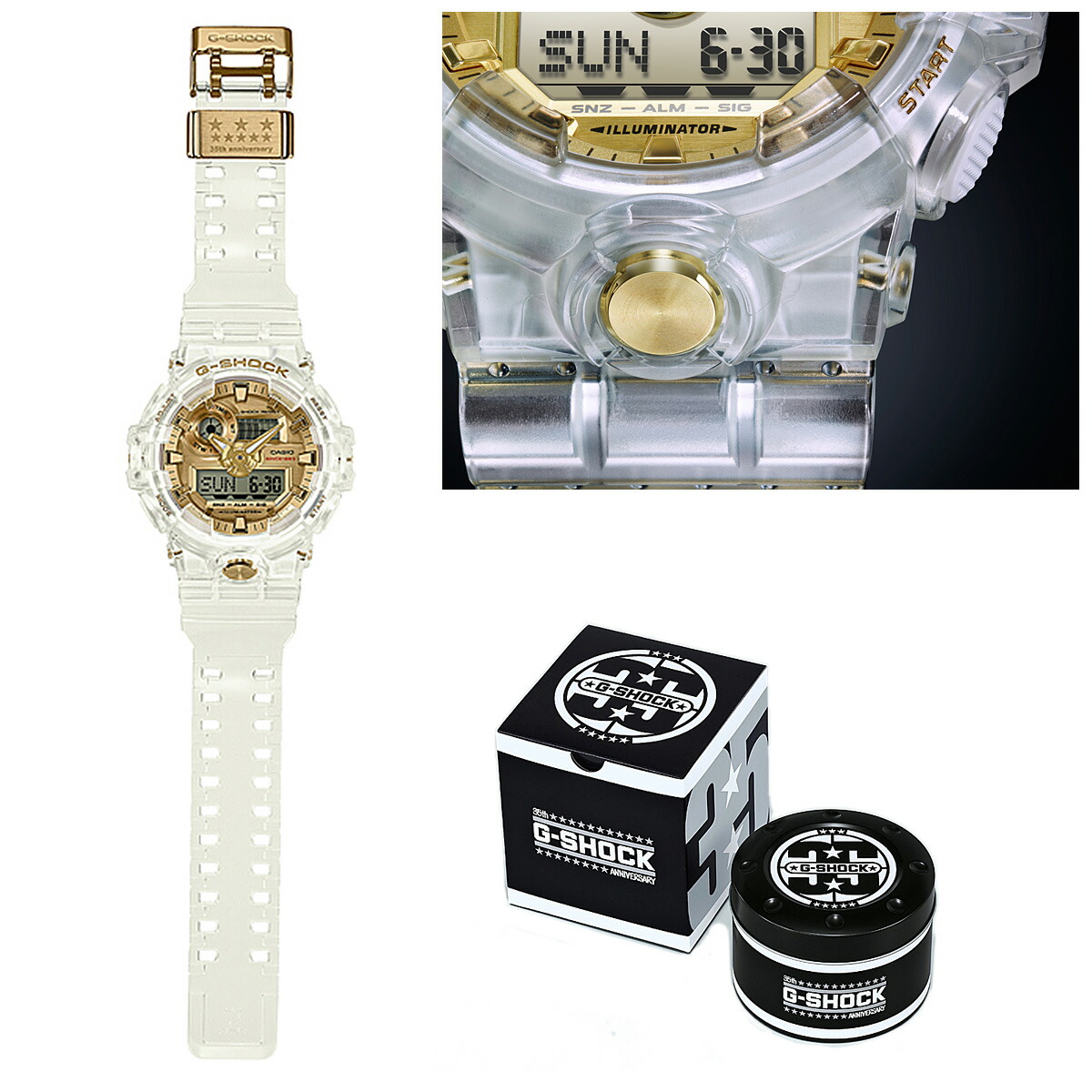 추가금액없음] 지샥 CASIO G-SHOCK GA-735E-7AJR 35주년기념]