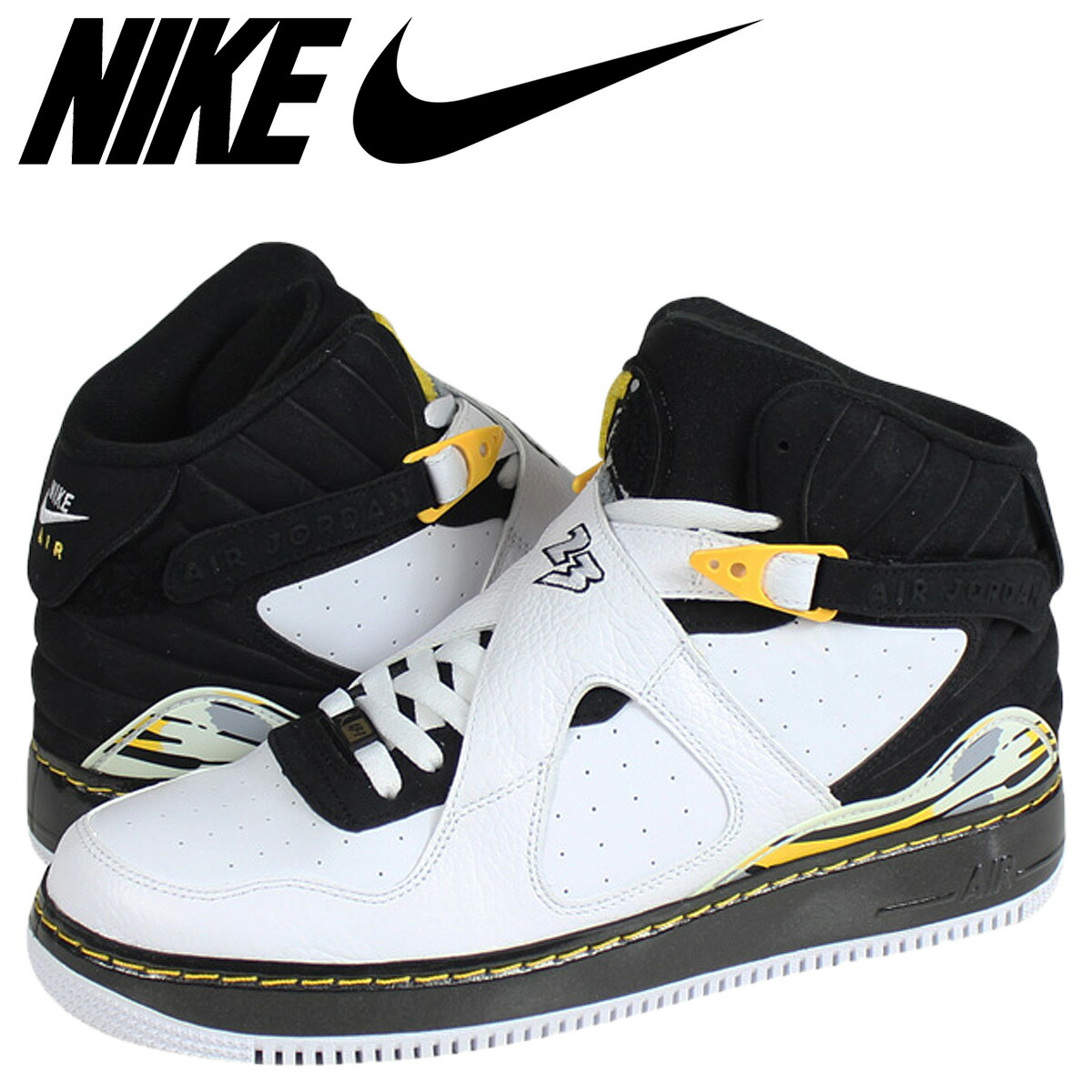 jordan fusion 8 yellow and black