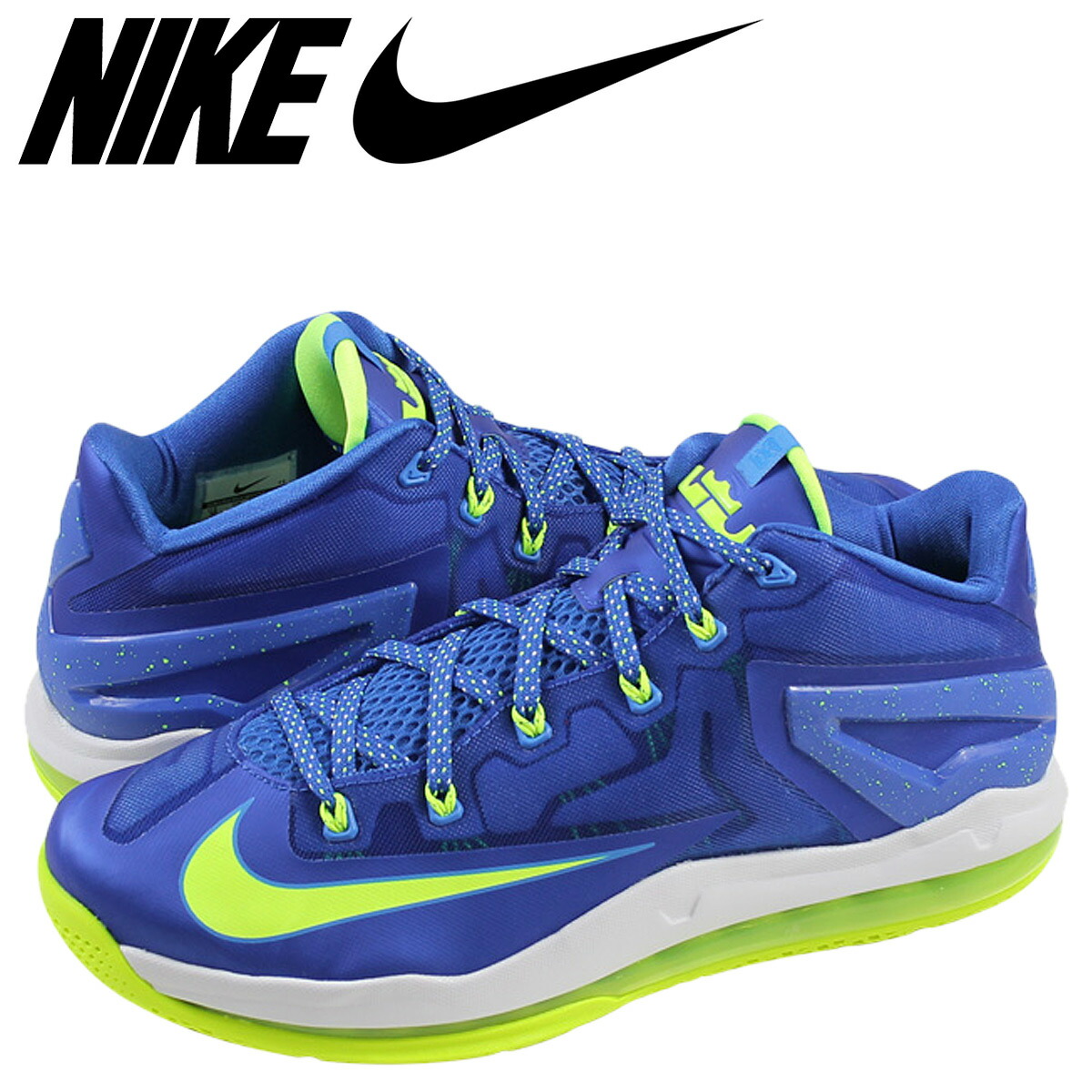 楽天市場 Nike ナイキ レブロン スニーカー Lebron 11 Low Sprite レブロン11 ロー スプライト 471 ブルー メンズ Zzi 返品不可 Goods Lab
