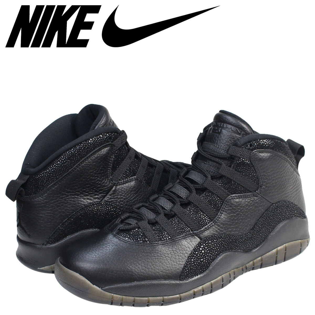 耐克nike空气乔丹10重新流行运动鞋air jordan 10 retro ovo 819955