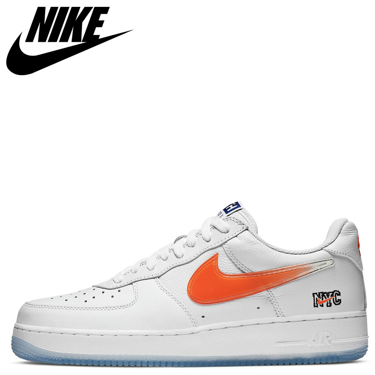 Nike Kith Nyc Air Force 1 Low New York Knicks ナイキ キス エアフォース1 スニーカー メンズ コラボ 限定 ホワイト 白 Cz7928 100 最大90 オフ