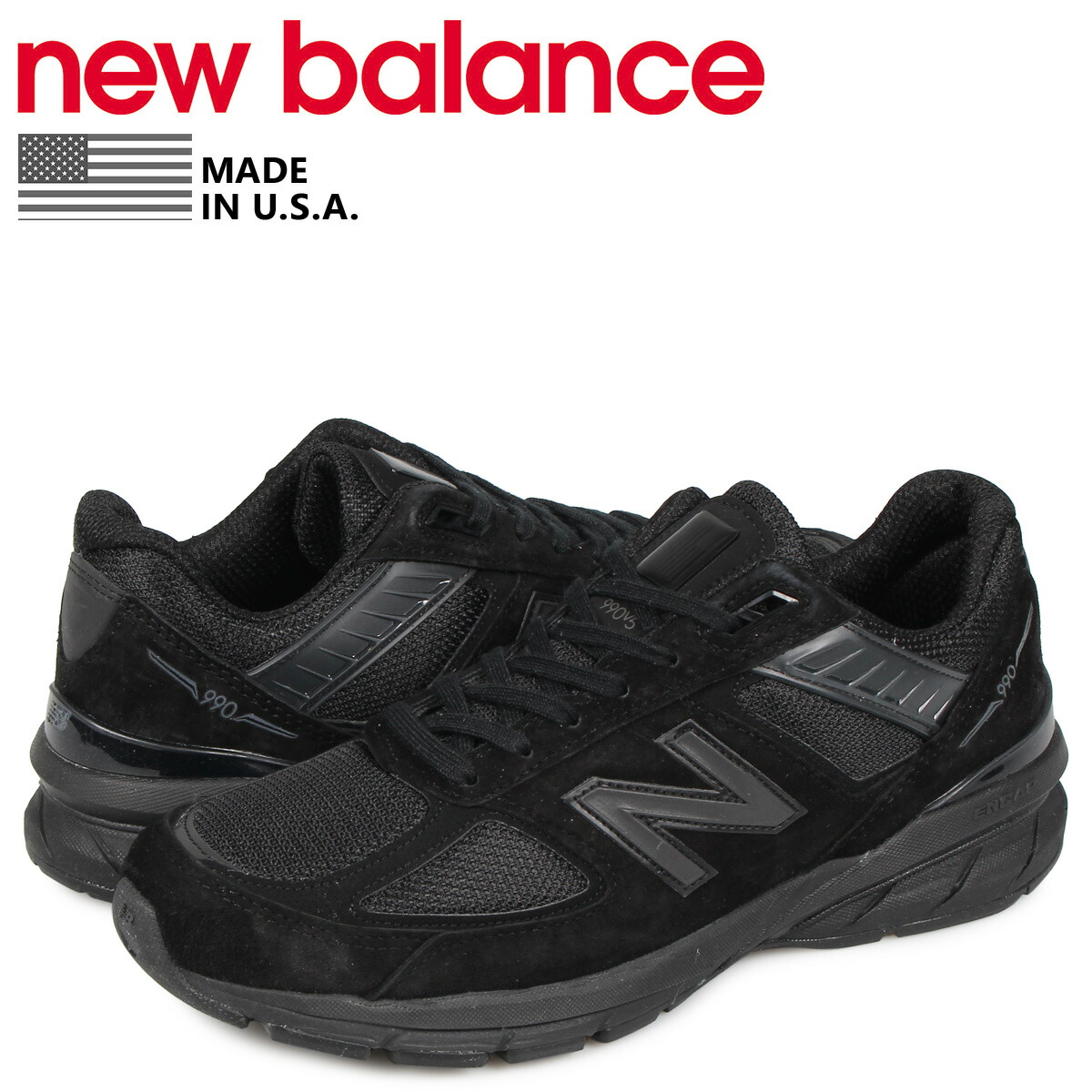 在庫有 楽天市場 最大1000円offクーポン 訳あり ニューバランス New Balance 990 スニーカー メンズ Dワイズ Made In Usa ブラック 黒 M990bb5 返品不可 スニークオンラインショップ 60 Off Www Faan Gov Ng