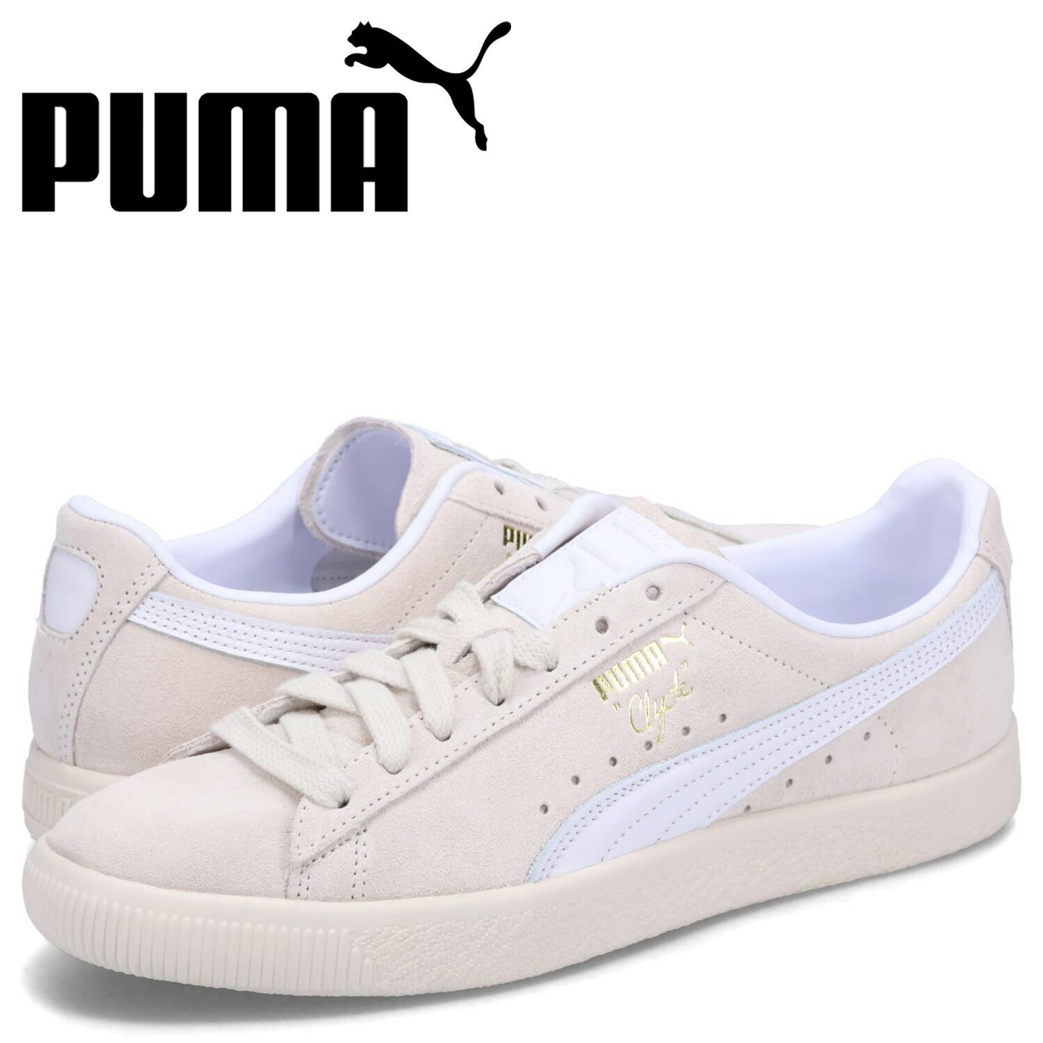 ★PUMA★クライド SL★プーマホワイト★ Amazon | [プーマ] クライド BASE 01 ホワイト/F アイボリー