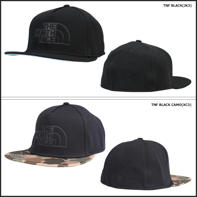 north face flat brim hat