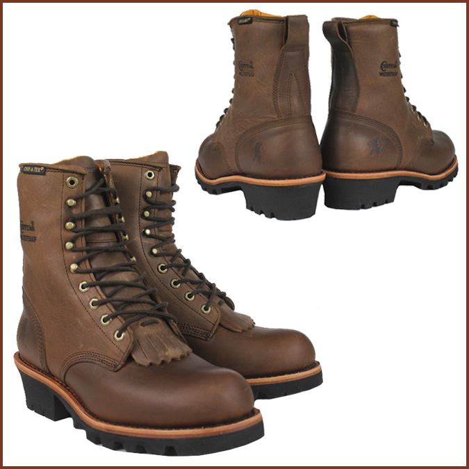 8 inch logger boots