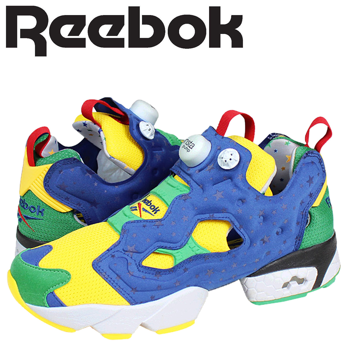 reebok insta pump fury womens yellow