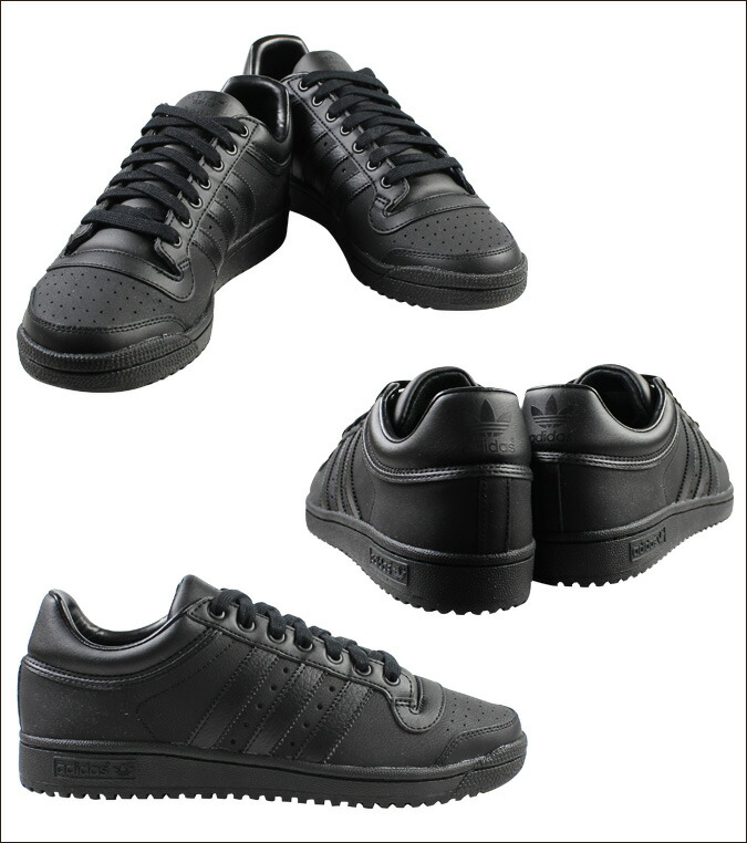 adidas top ten low black