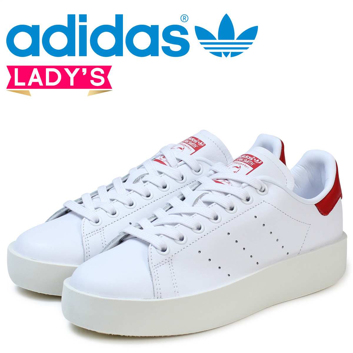 【楽天市場】アディダス オリジナルス adidas Originals スタンスミス レディース スニーカー STAN SMITH BD W S32267 ホワイト：スニークオンラインショップ