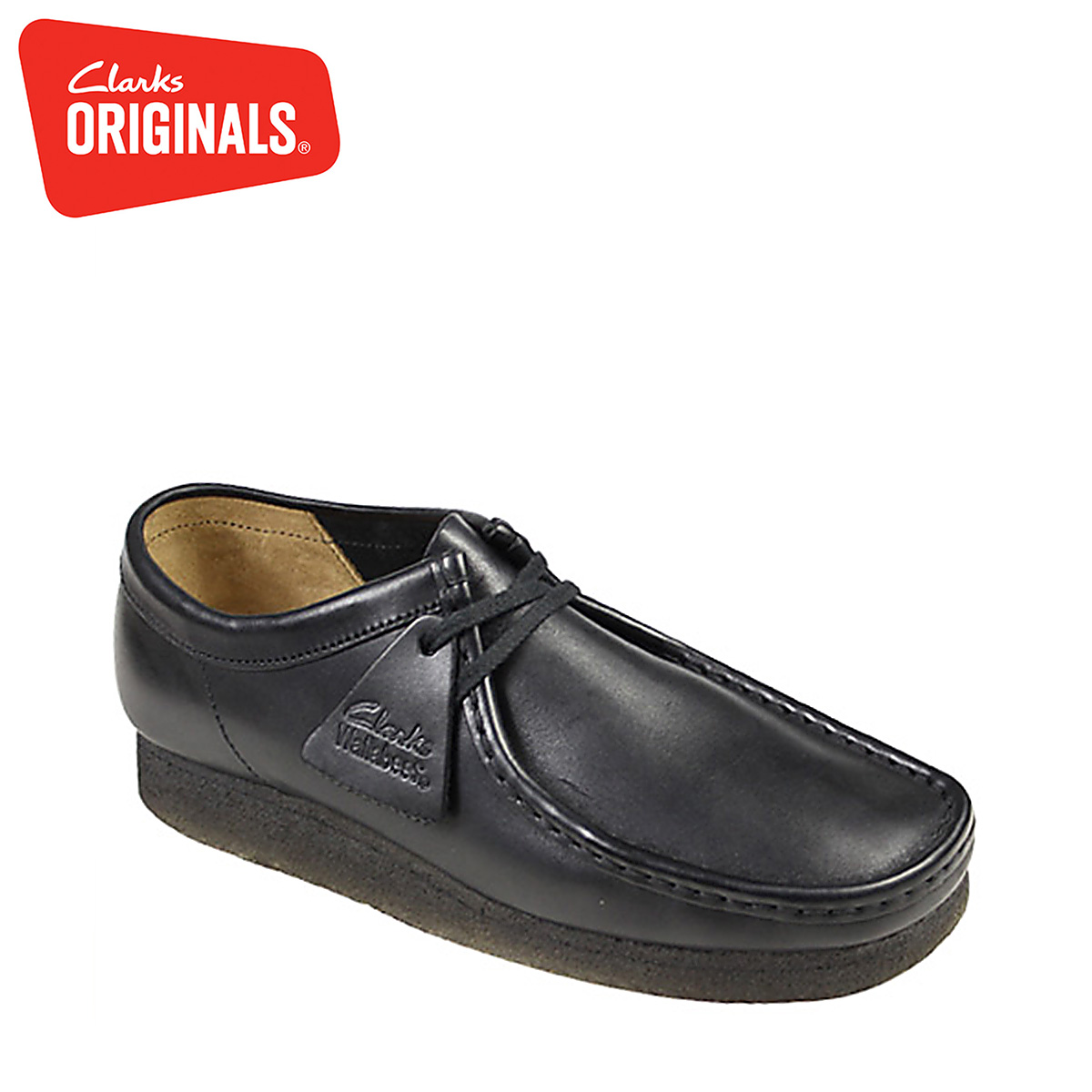 mens black leather wallabees