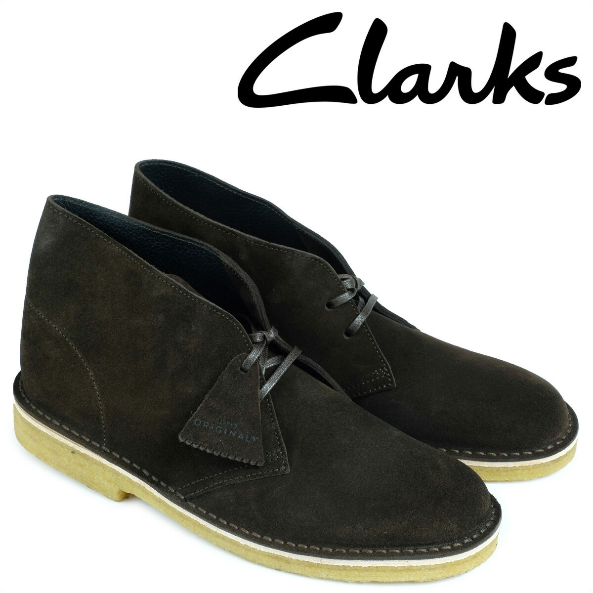 Clarks クラークス デザート ブーツ メンズ DESERT BOOT ブラウン 26154729 訳あり品送料無料