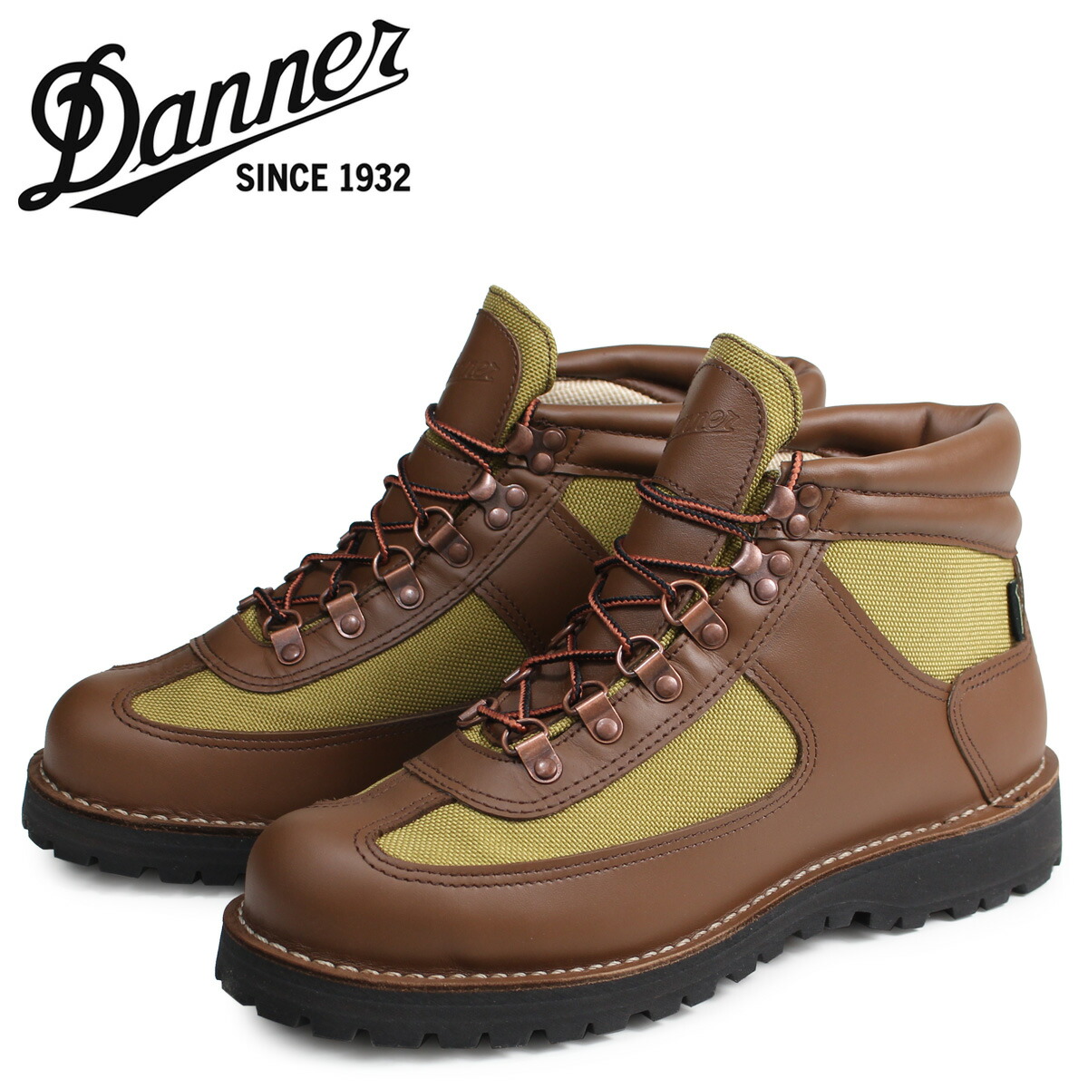 楽天市場 ダナー Danner フェザーライト ブーツ メンズ Feather Light Revival Made In Usa Eeワイズ ブラウン スニークオンラインショップ