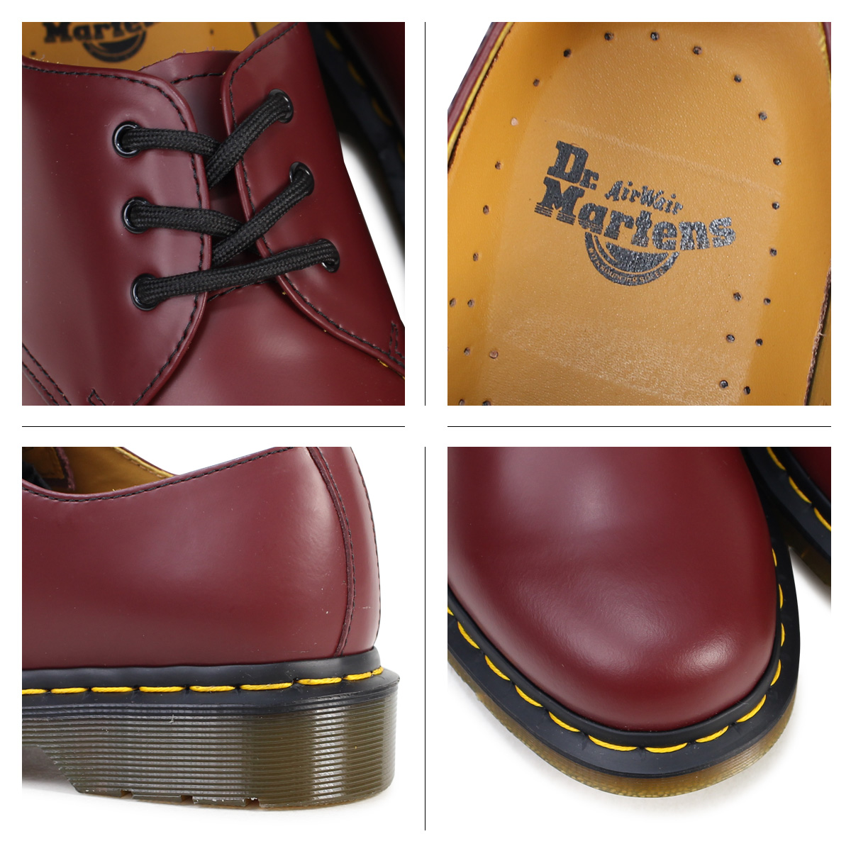 Dr.Martens - ドクターマーチン 3ホール 1461ブラック+stbp.com.br