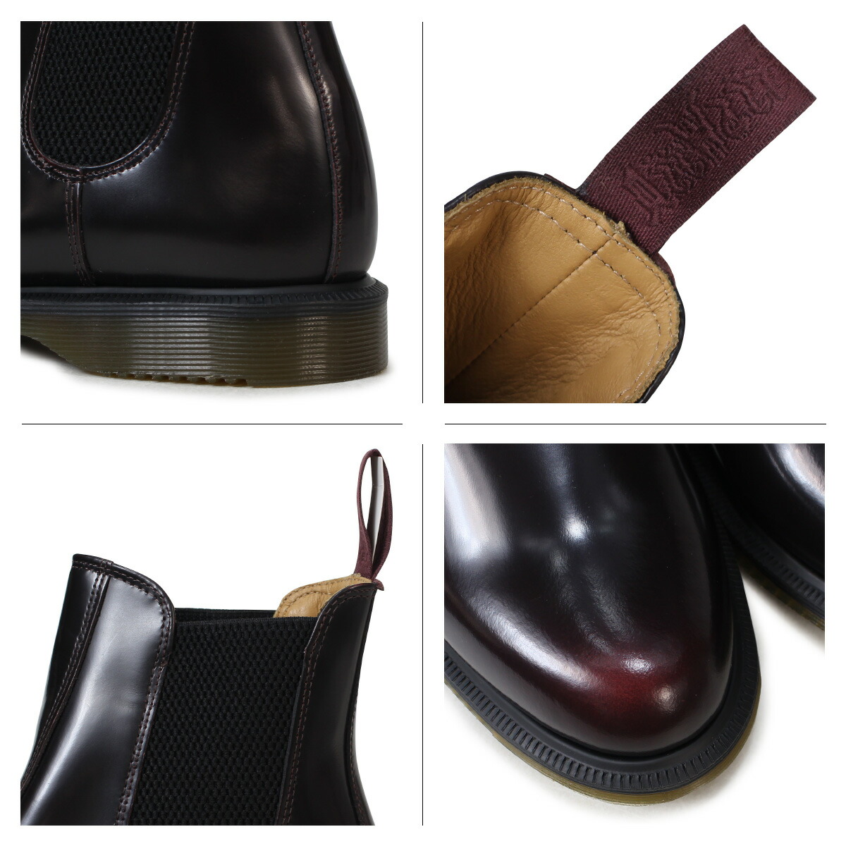 flora dr martens cherry