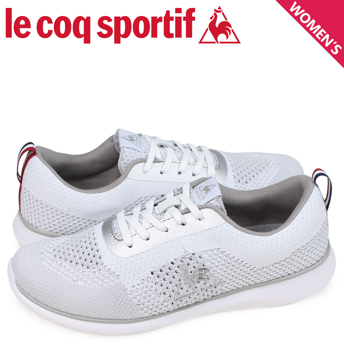 国際ブランド 楽天市場 最大1000円offクーポン ルコック スポルティフ Le Coq Sportif スニーカー La エ ル フランスニット スタイル レディース La Aire France Knit Style ホワイト Ql3njc08wh スニークオンラインショップ 爆売り Fcipty Com