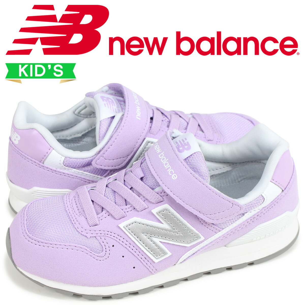 楽天市場 ニューバランス New Balance 996 キッズ スニーカー Kv996bry Dワイズ パープル スニークオンラインショップ