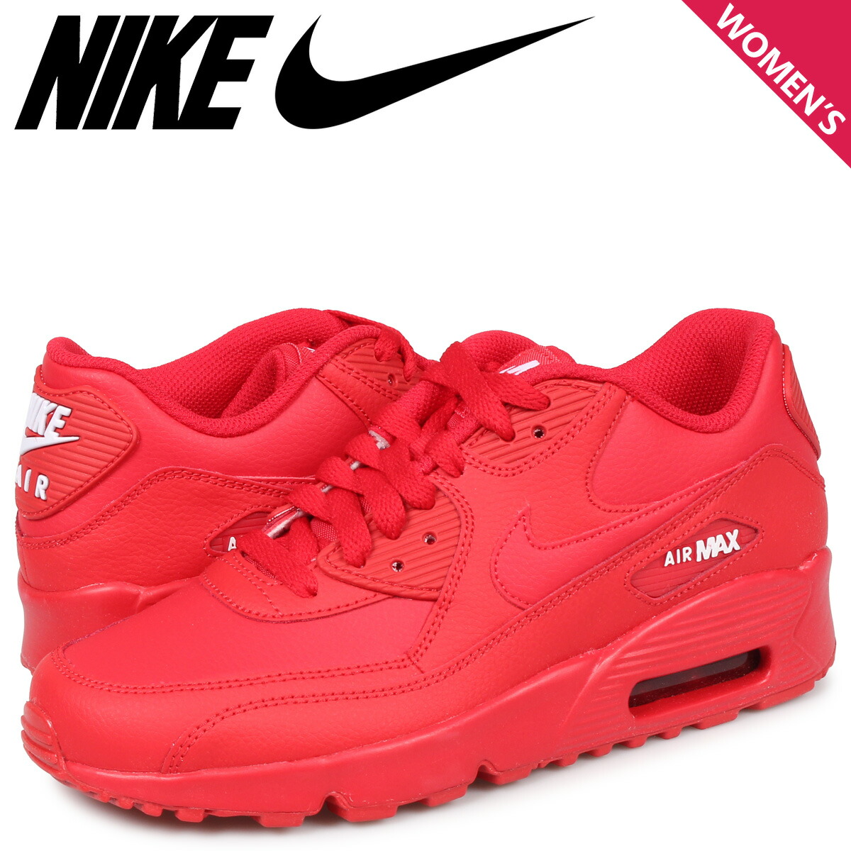 nike air max 90 leather red