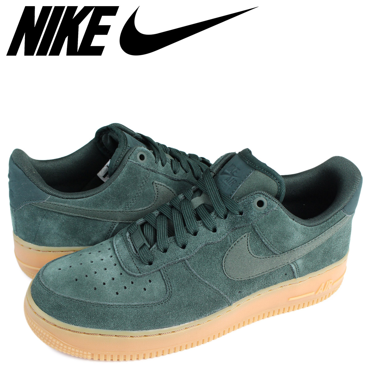 nike green suede shoes